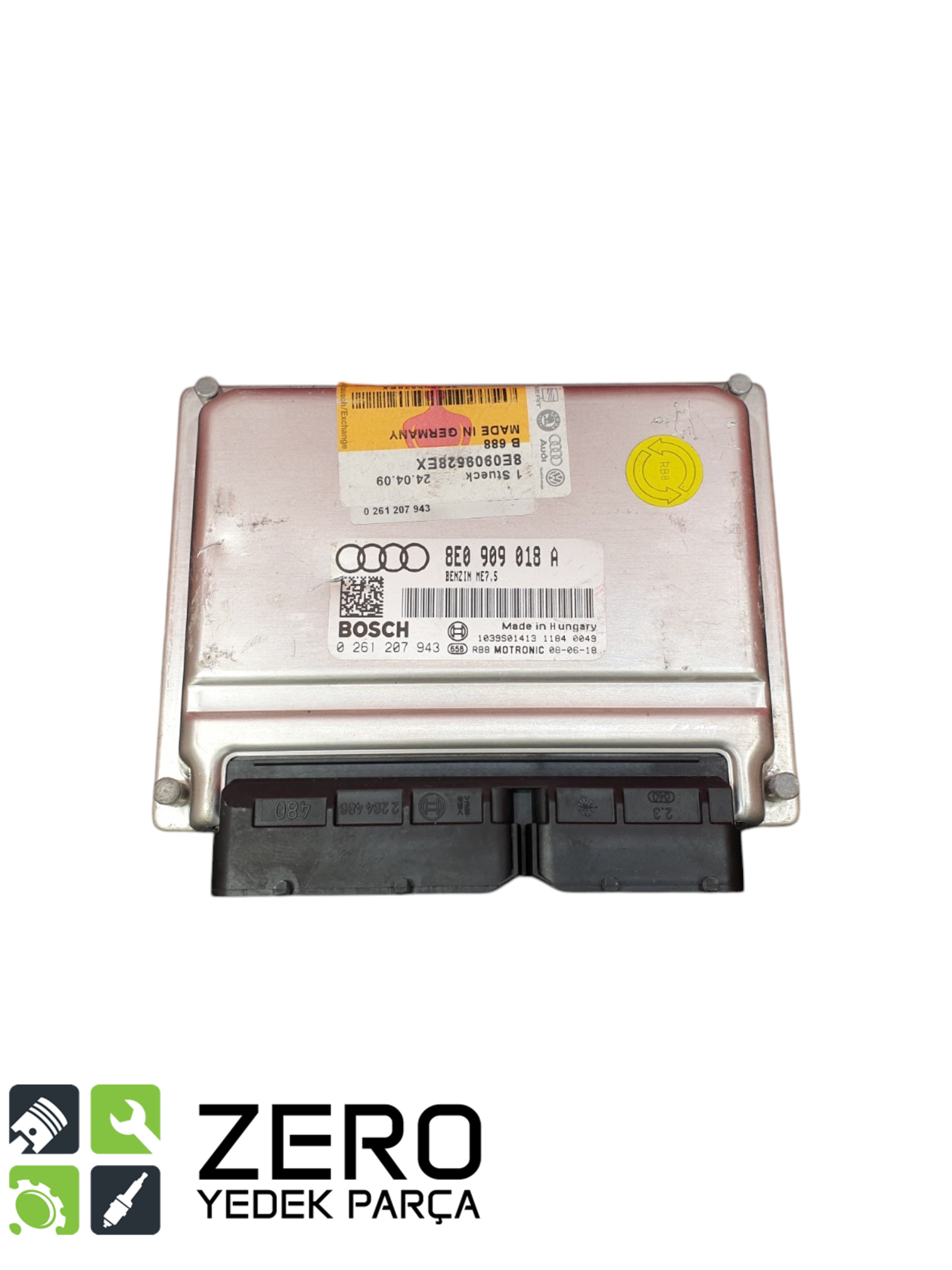 8E0909018A 1.8T Benzinli Motor Kontrol Beyni Audi A4 1