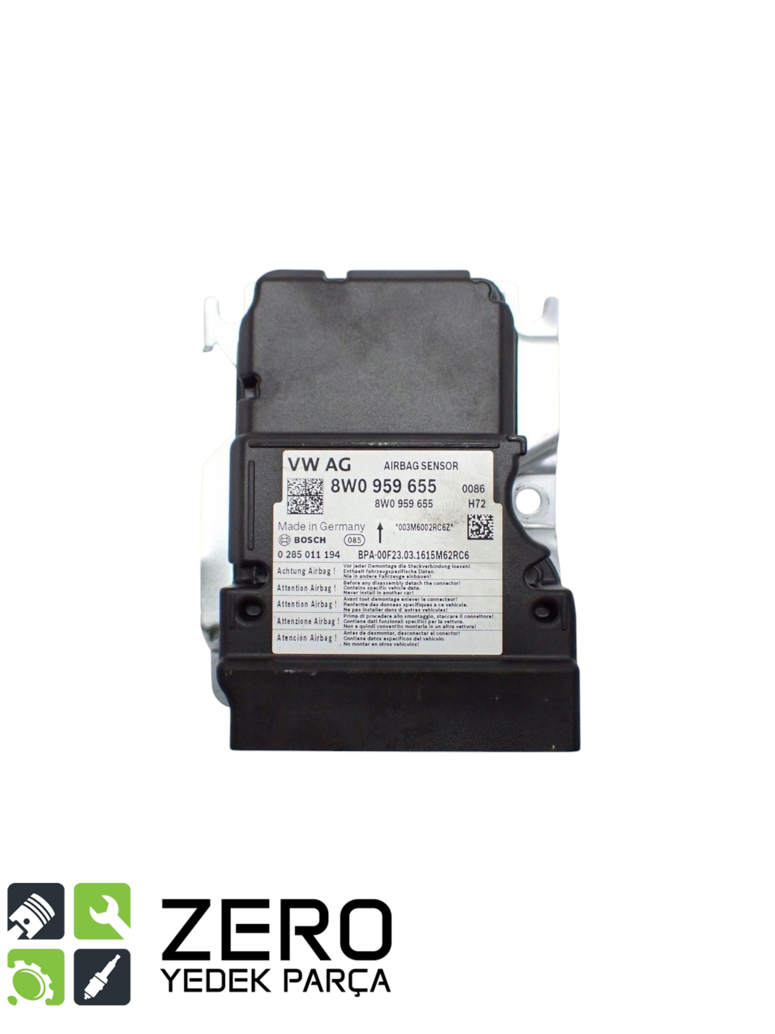 8W0959655AJ Airbag / Hava Yastığı Kontrol Beyni A4 A5 Q5 1