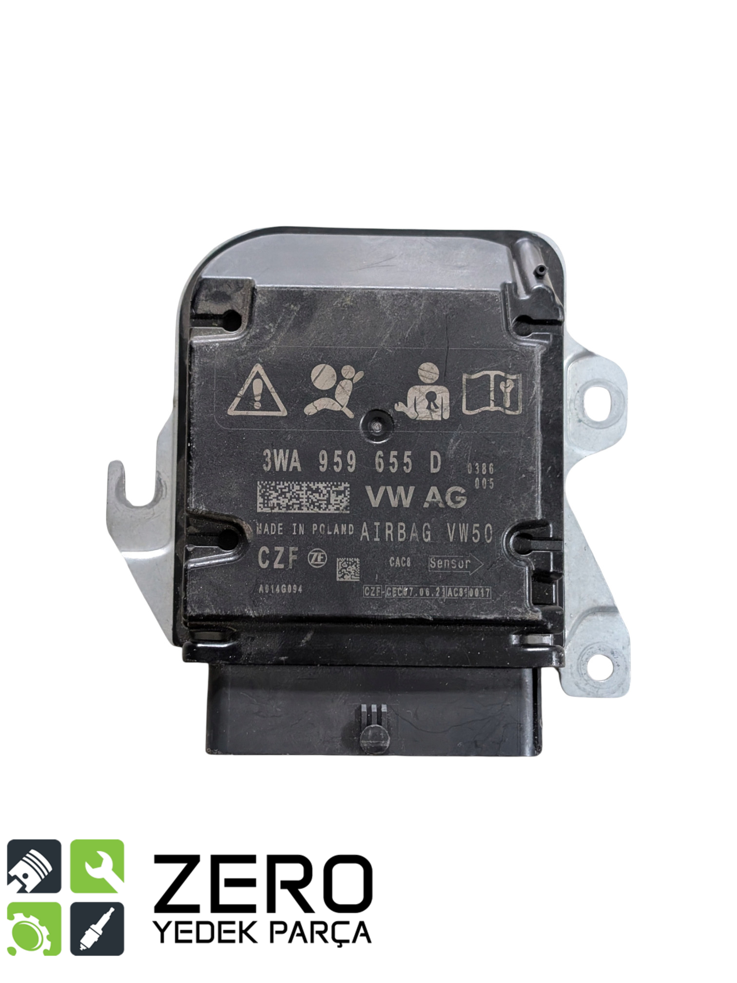 3WA959655D Airbag / Hava Yastığı Kontrol Beyni Golf Passat A3 1