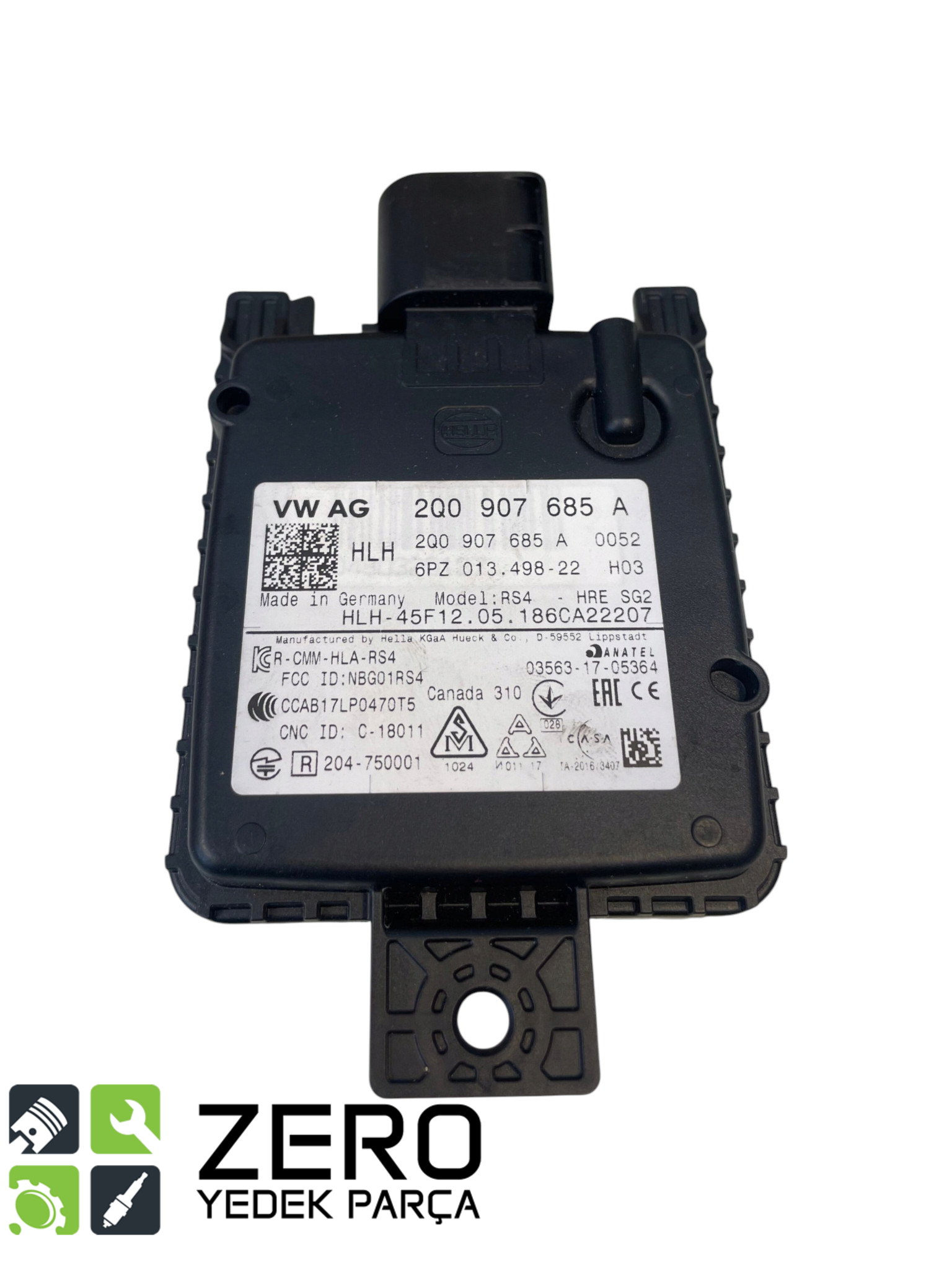 2Q0907685A Kör Nokta ve Şerit Değiştirme Radar Sensör Beyni T-Roc 1