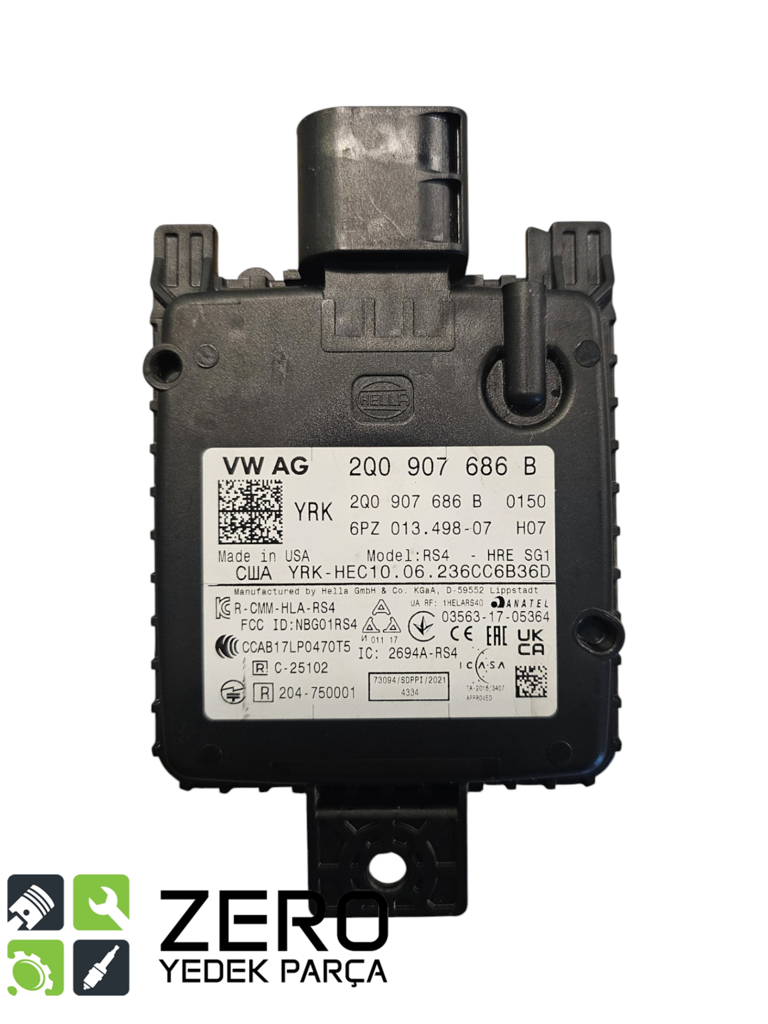 2Q0907686B Sağ Kör Nokta Radar Sensör Beyni T-Roc Polo 1