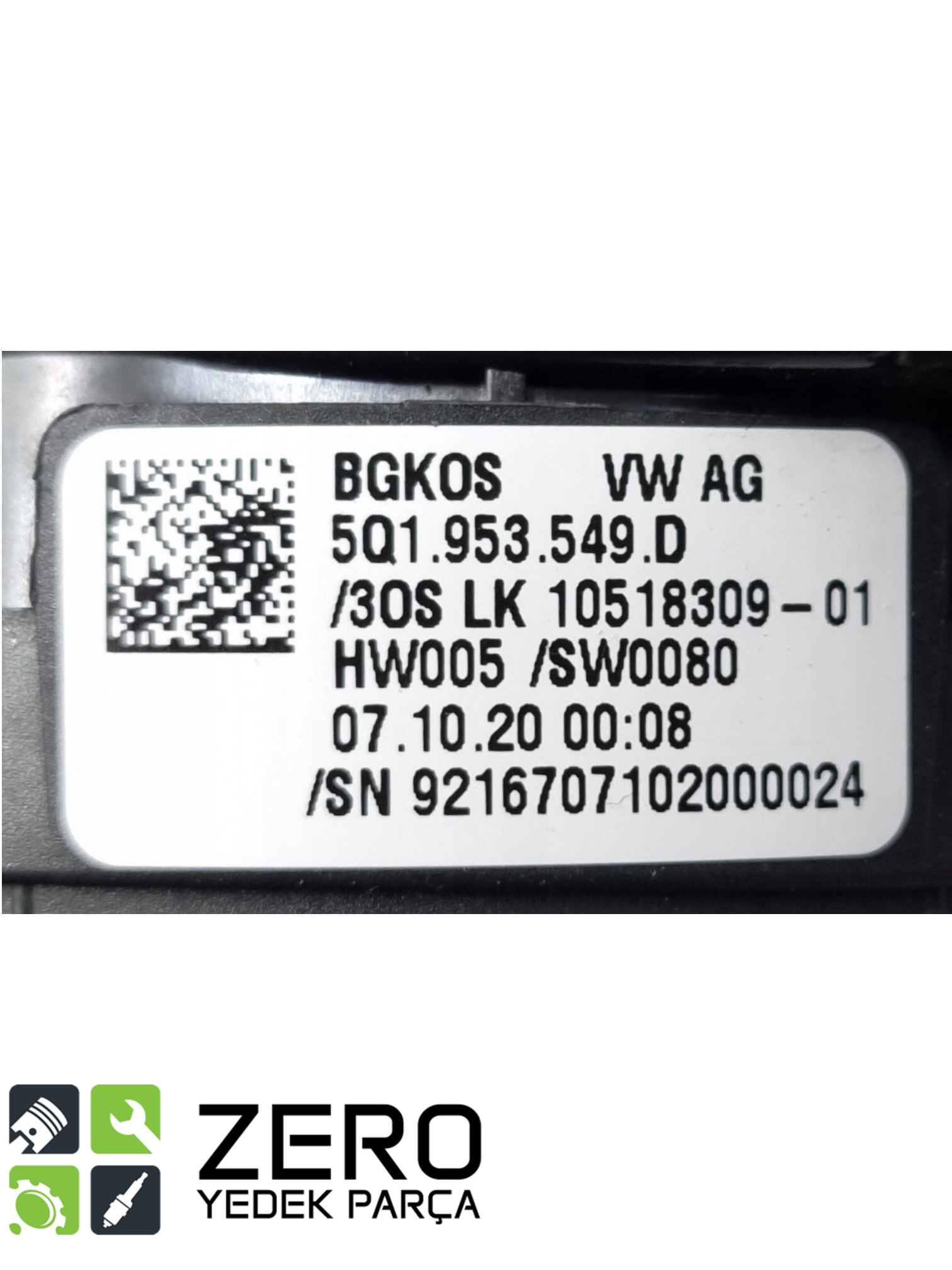 82A953521GD Sinyal Silecek Kolu A1 A3 Q2 Q3 Q4 e-TRON 10
