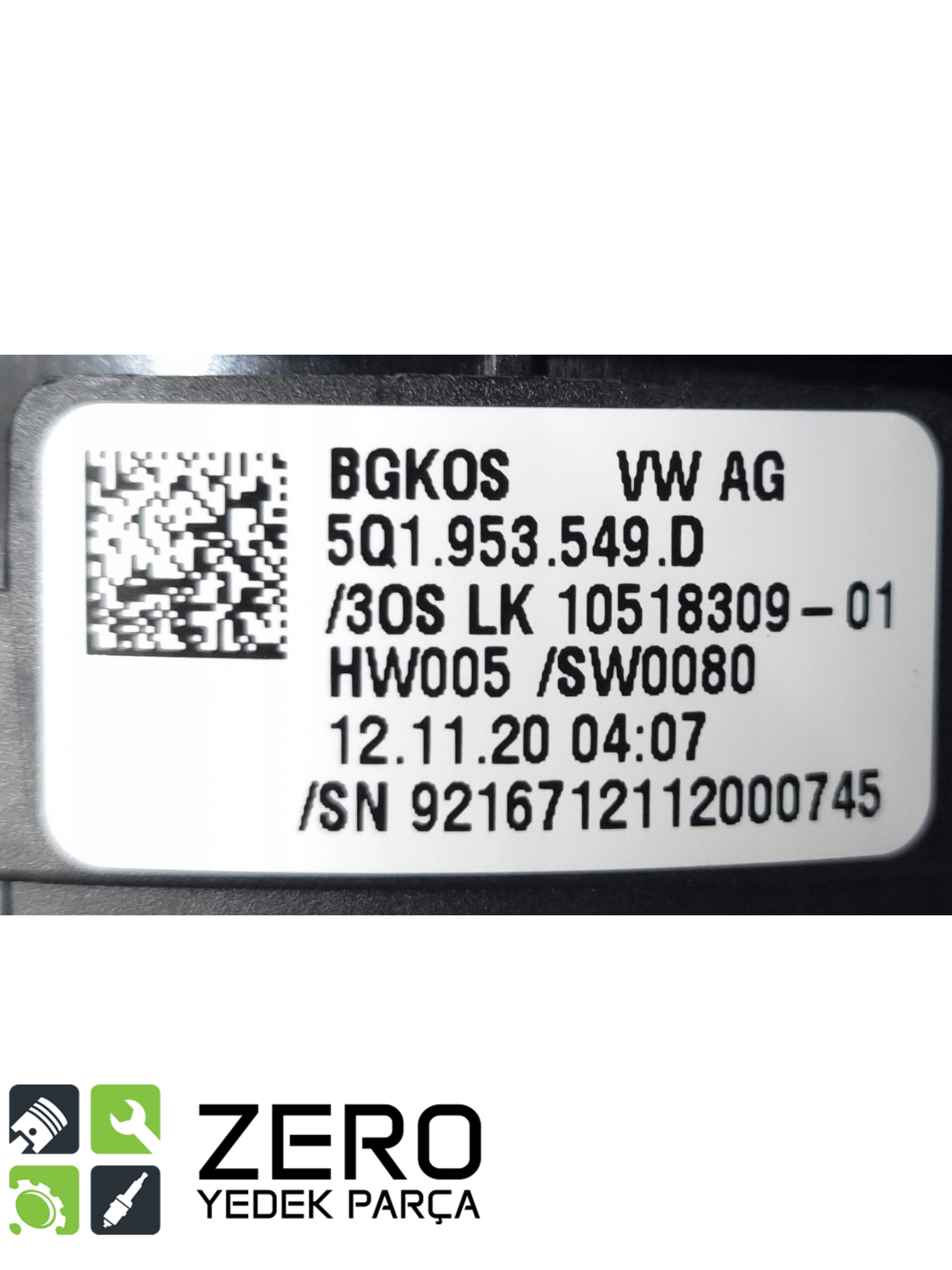 82A953521GE Sinyal Silecek Kolu A1 A3 Q2 Q3 Q4 eTron 10