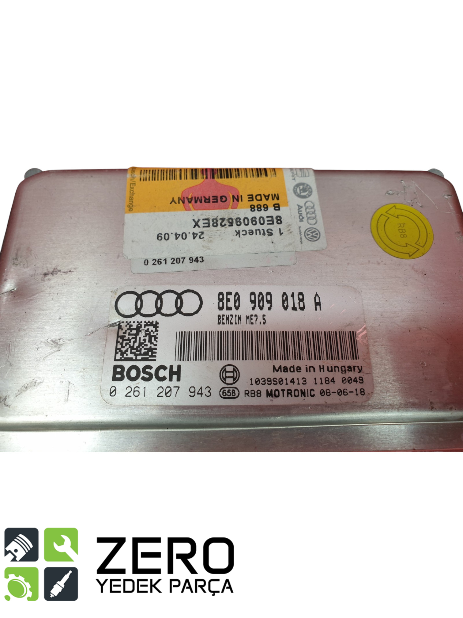 8E0909018A 1.8T Benzinli Motor Kontrol Beyni Audi A4 2