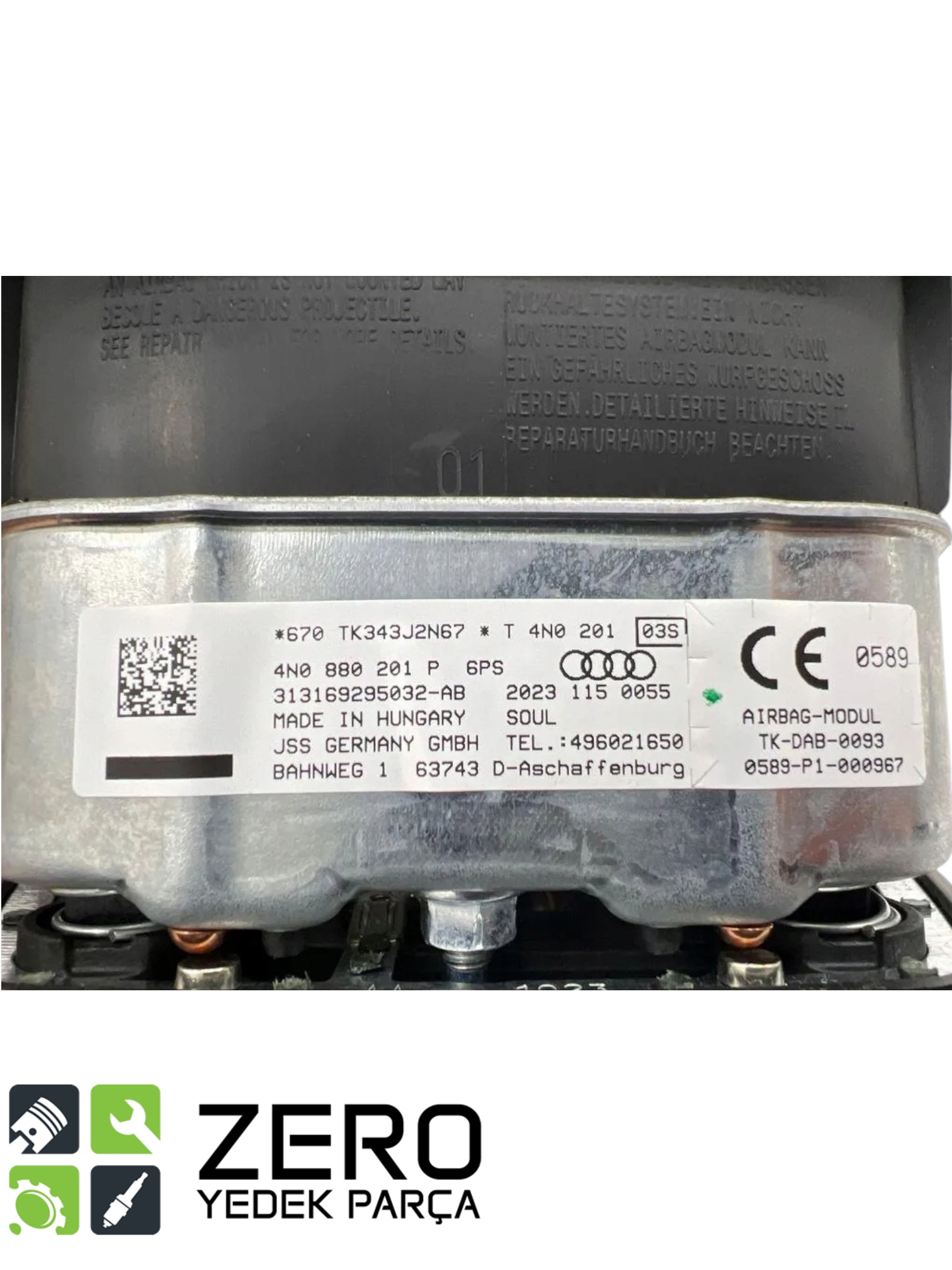 4N0880201P6PS Direksiyon Hava Yastığı Audi A6 A8 Q8 3