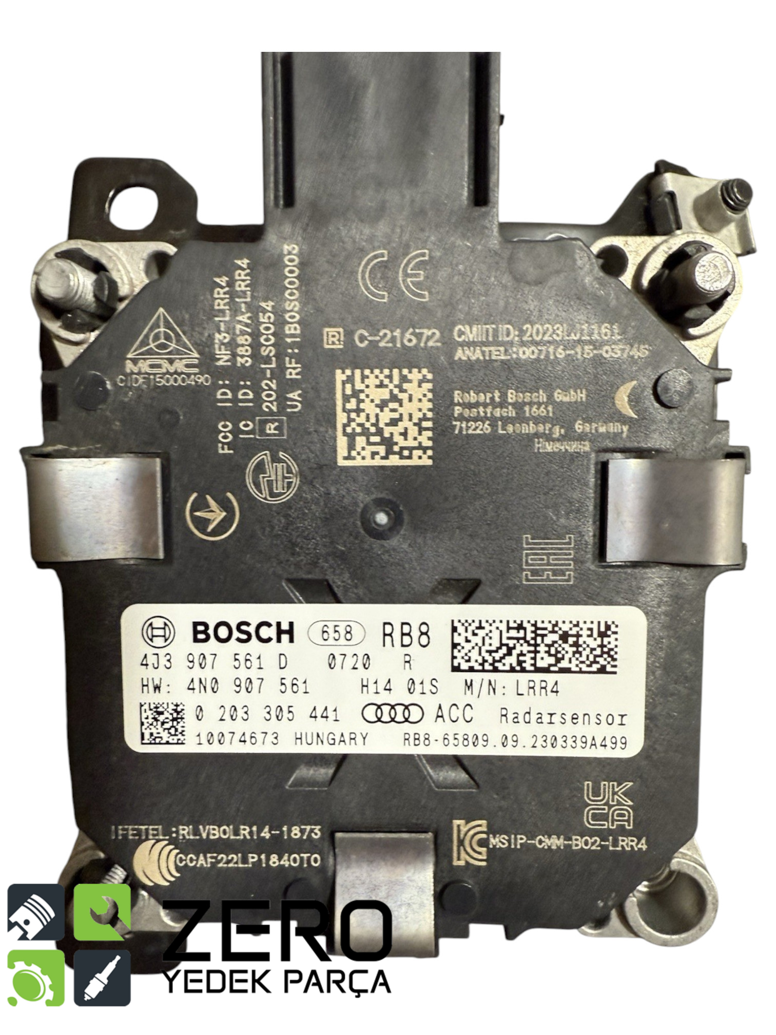 4J3907561B Ön Mesafe Kontrolü Radar Sensörü Audi e-tron GT 3