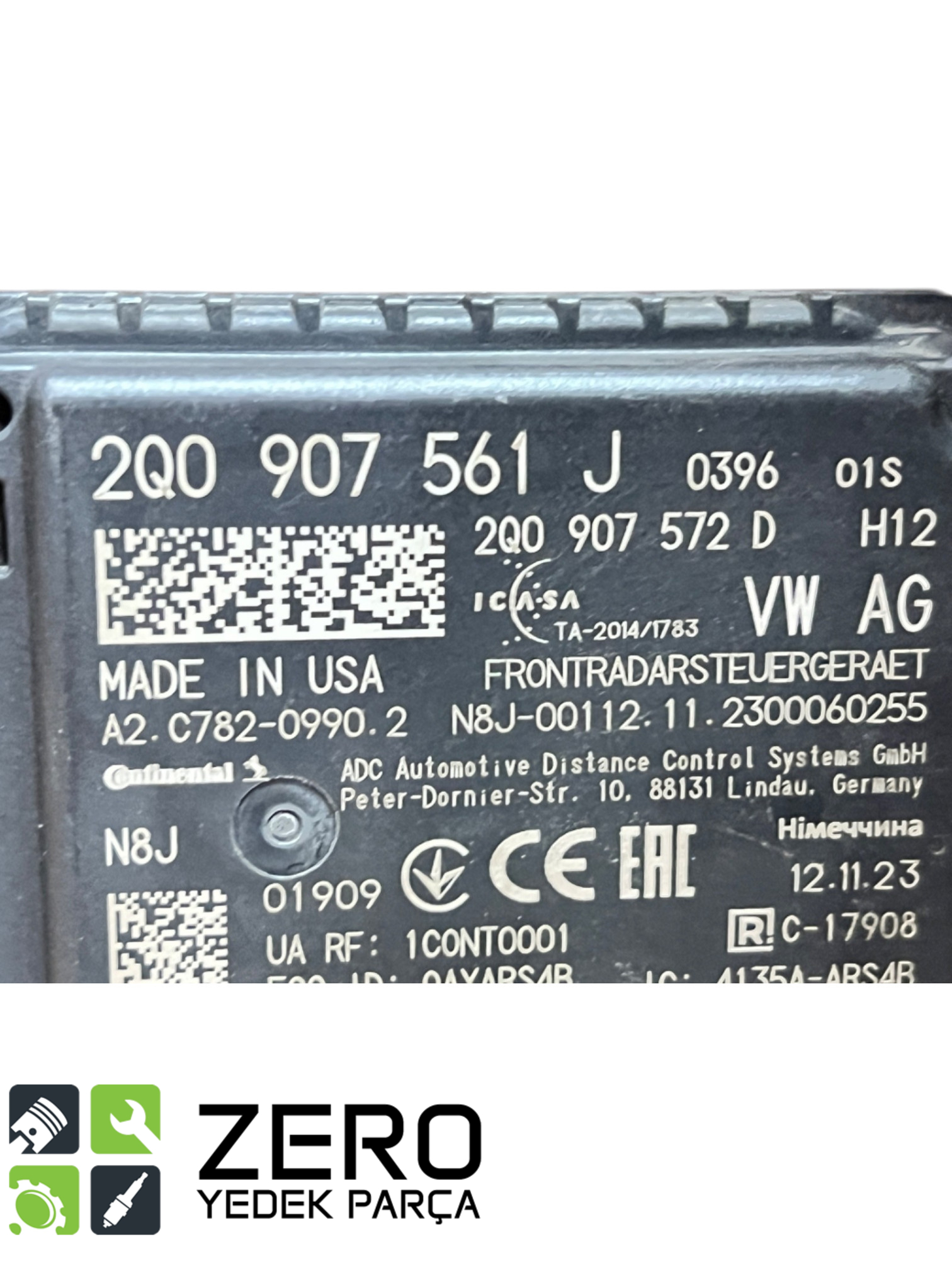 2Q0907561J Ön ACC Mesafe Radar Sensörü Polo Troc İbiza Arona 5