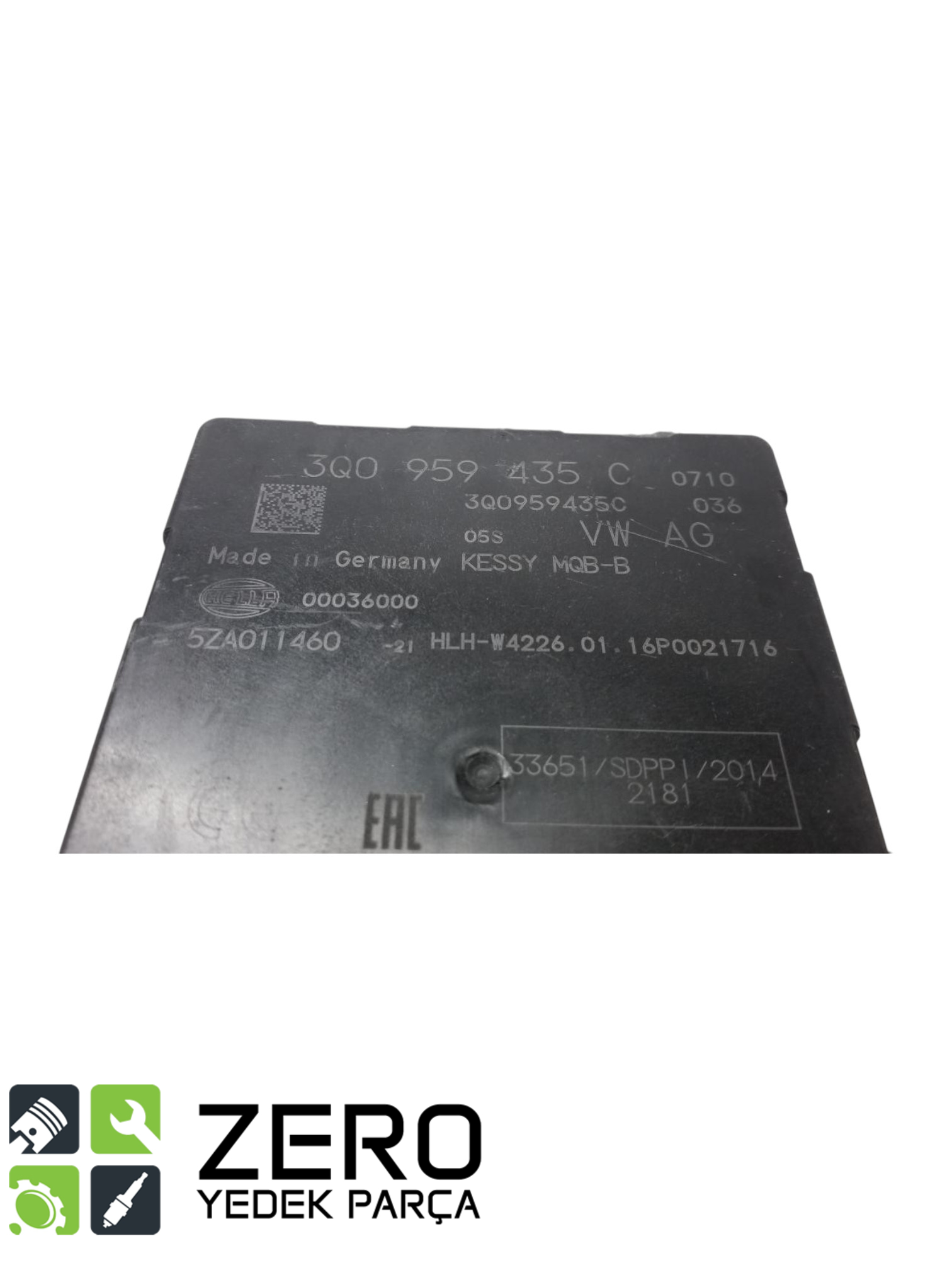 3Q0959435C KESSY Anahtarsız Giriş Kontrol Beyni Passat SuperB 3