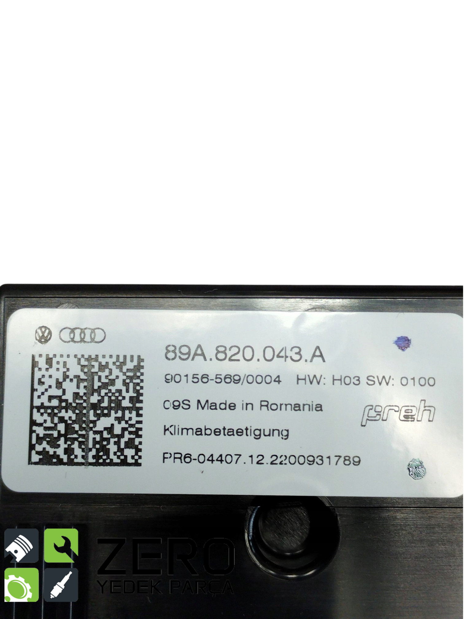 89A820043A Klima Kontrol Paneli Q4 Q5 eTRON 3