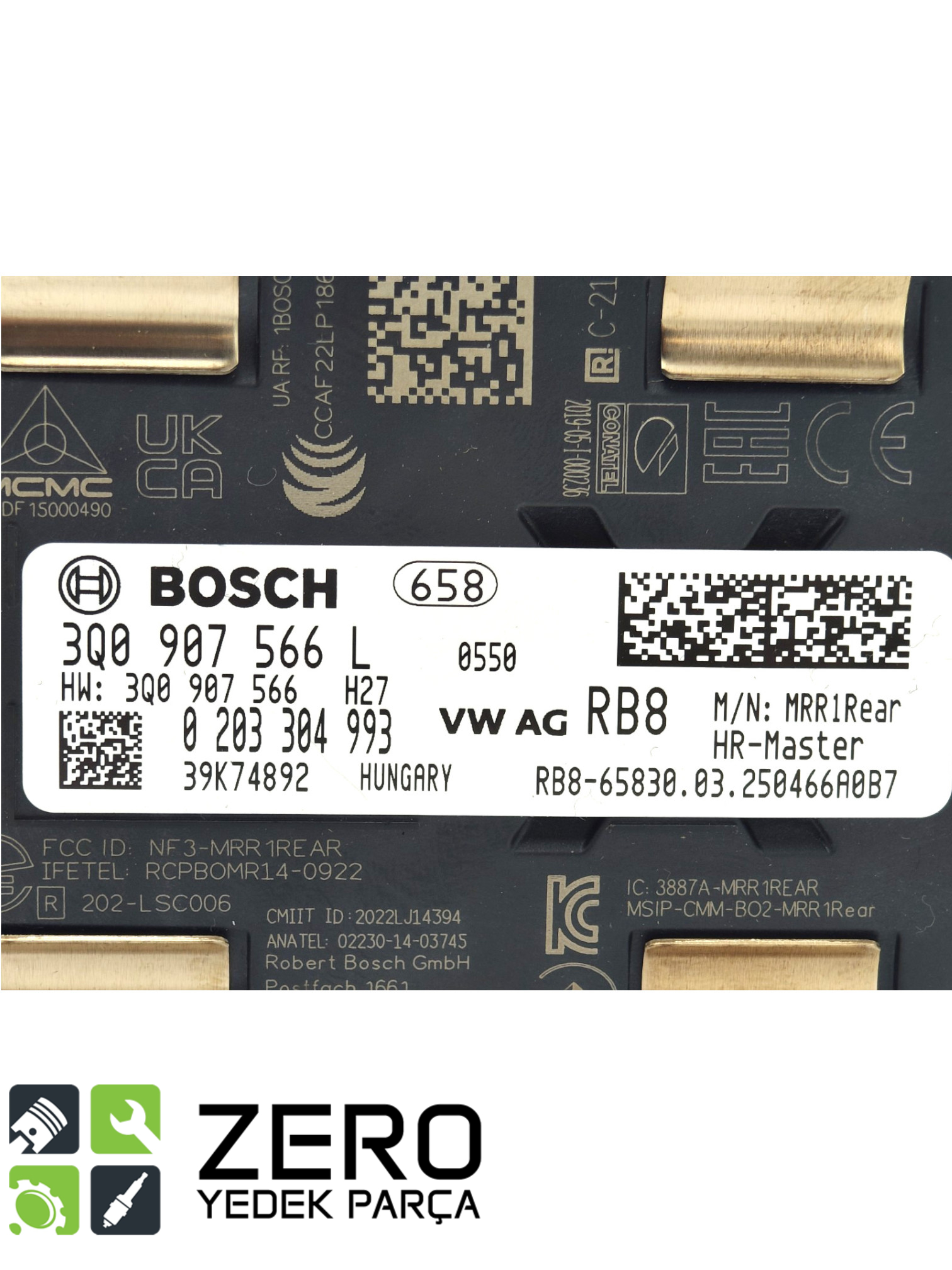 3Q0907566L Radar Beyni Passat Golf SuperB Formentor 3