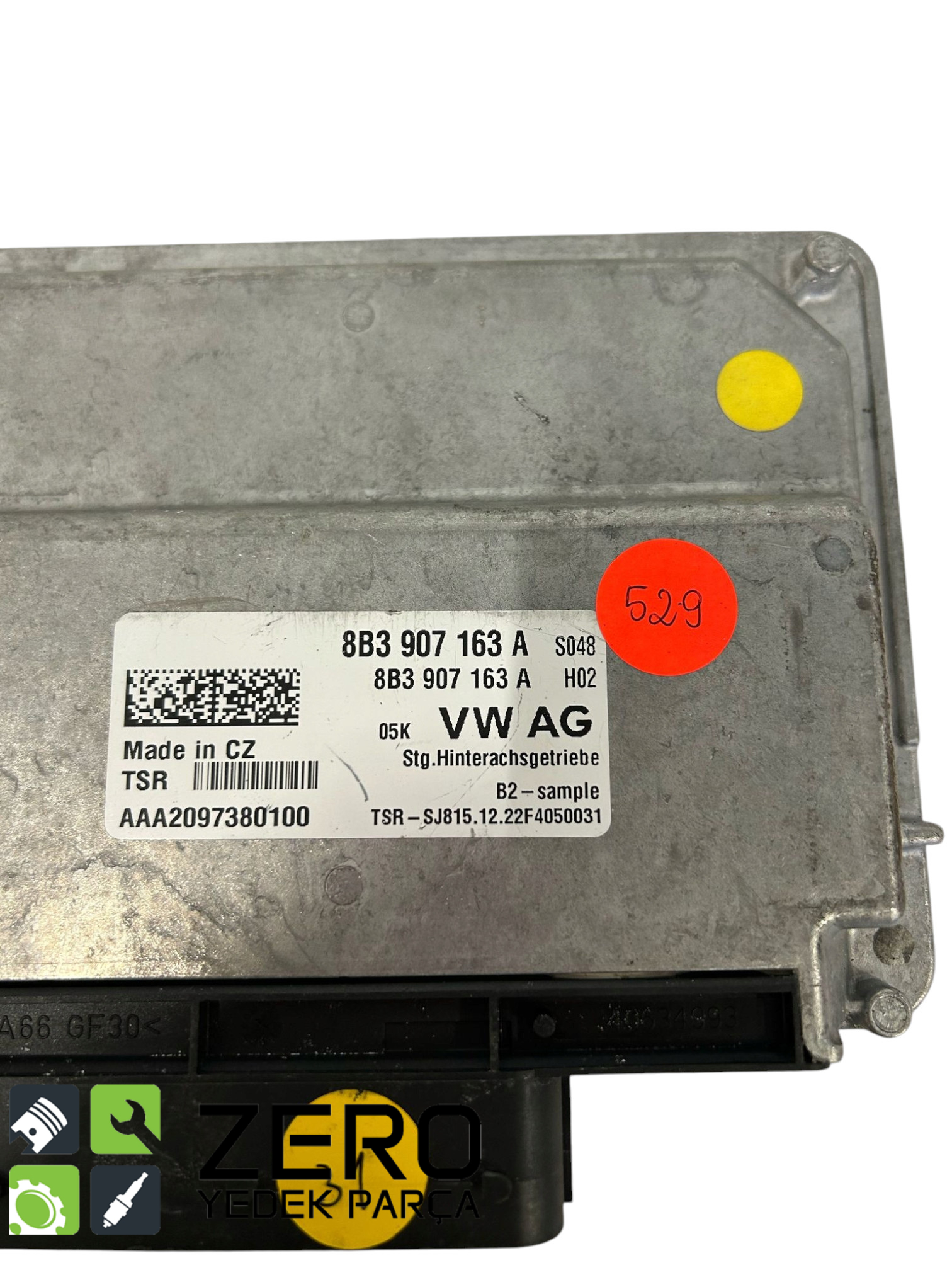 8B3907163A Arka Aks / Diferansiyel Kontrol Beyni A4 A6 A7 Q5 4