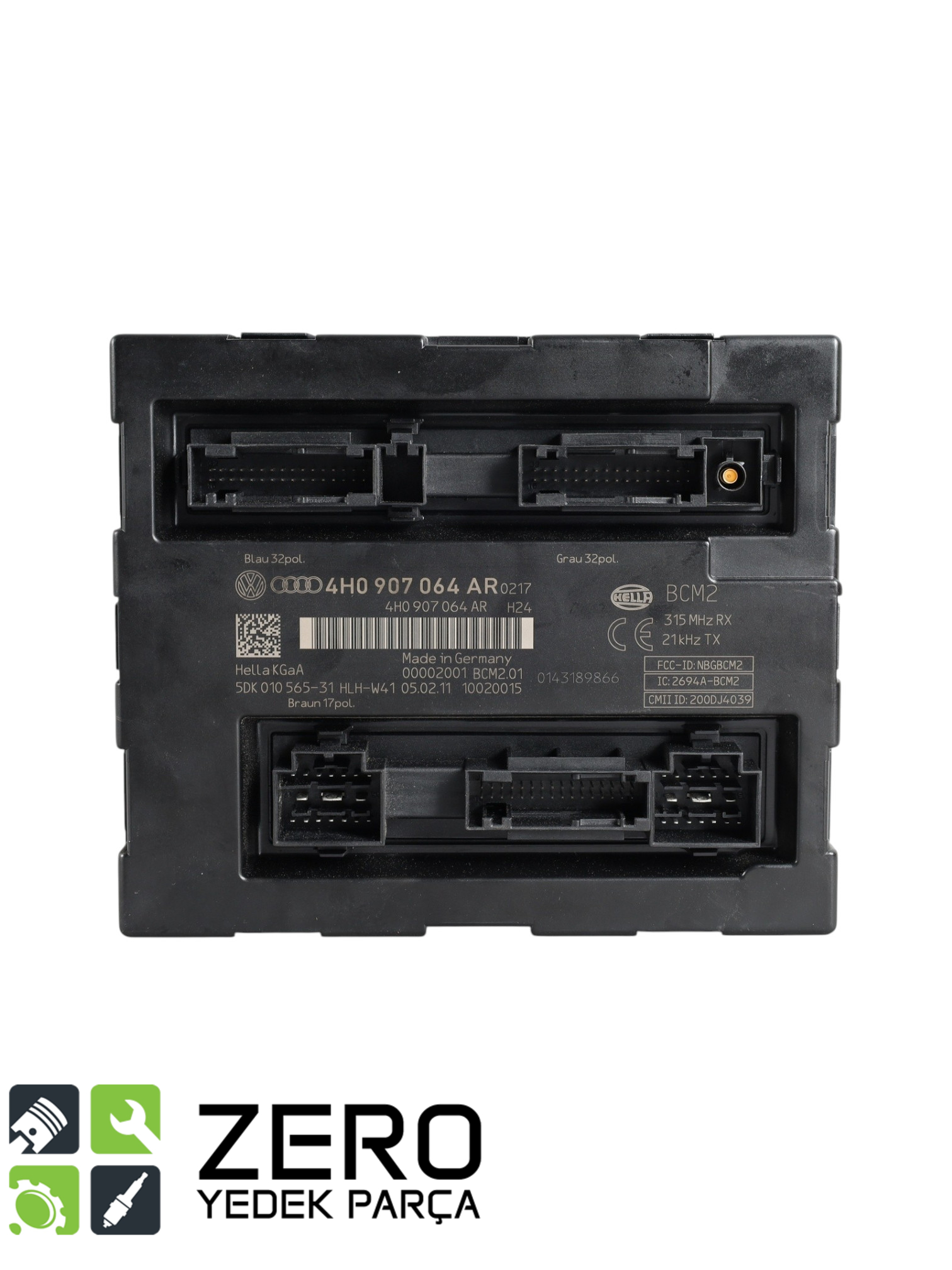 4H0907064AR BCM2 Arka Gövde ve Konfor Kontrol Beyni A6 A8 4