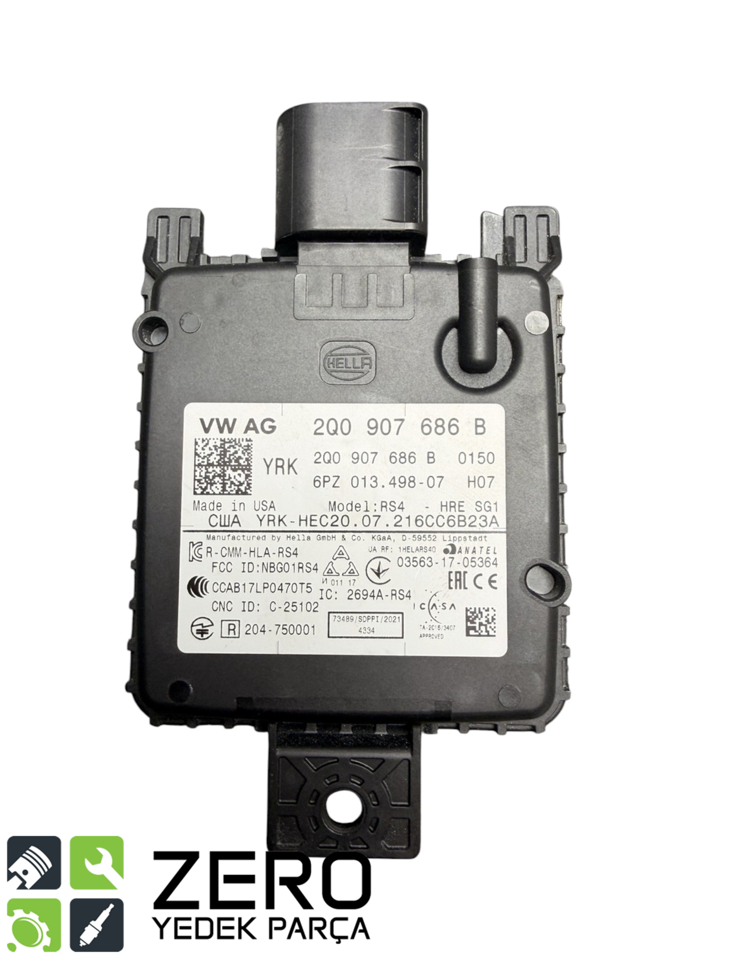 2Q0907686B Sağ Kör Nokta Radar Sensör Beyni T-Roc Polo 4