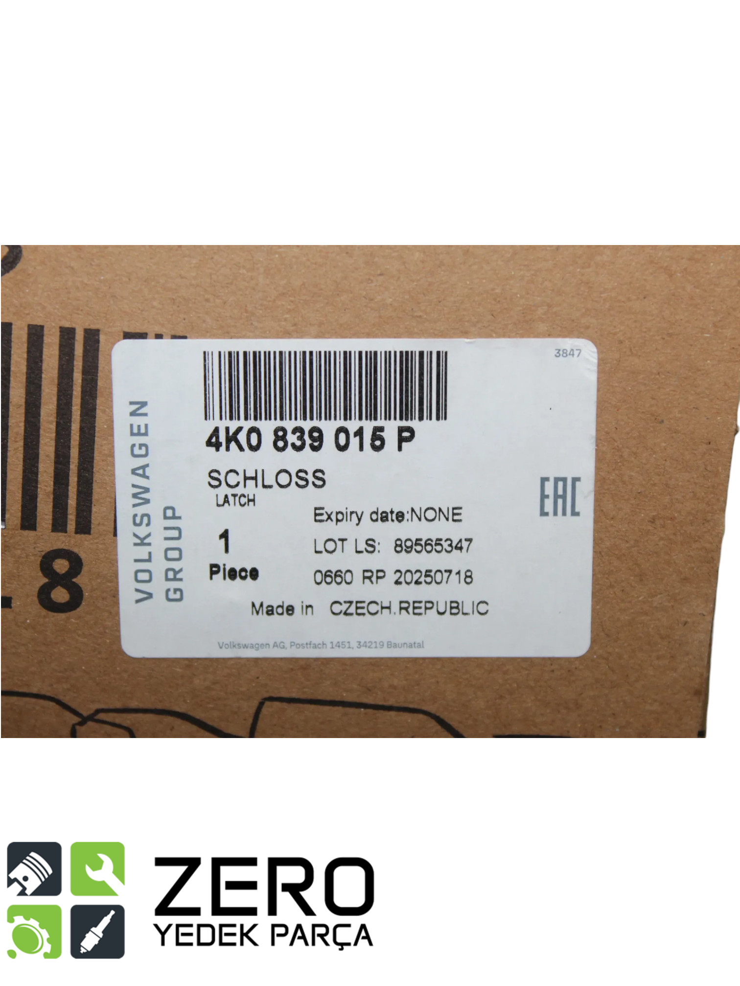 4K0839015P Sol Arka Kapı Kilidi A6 A7 Q8 eTRON Lamborghini Urus 6