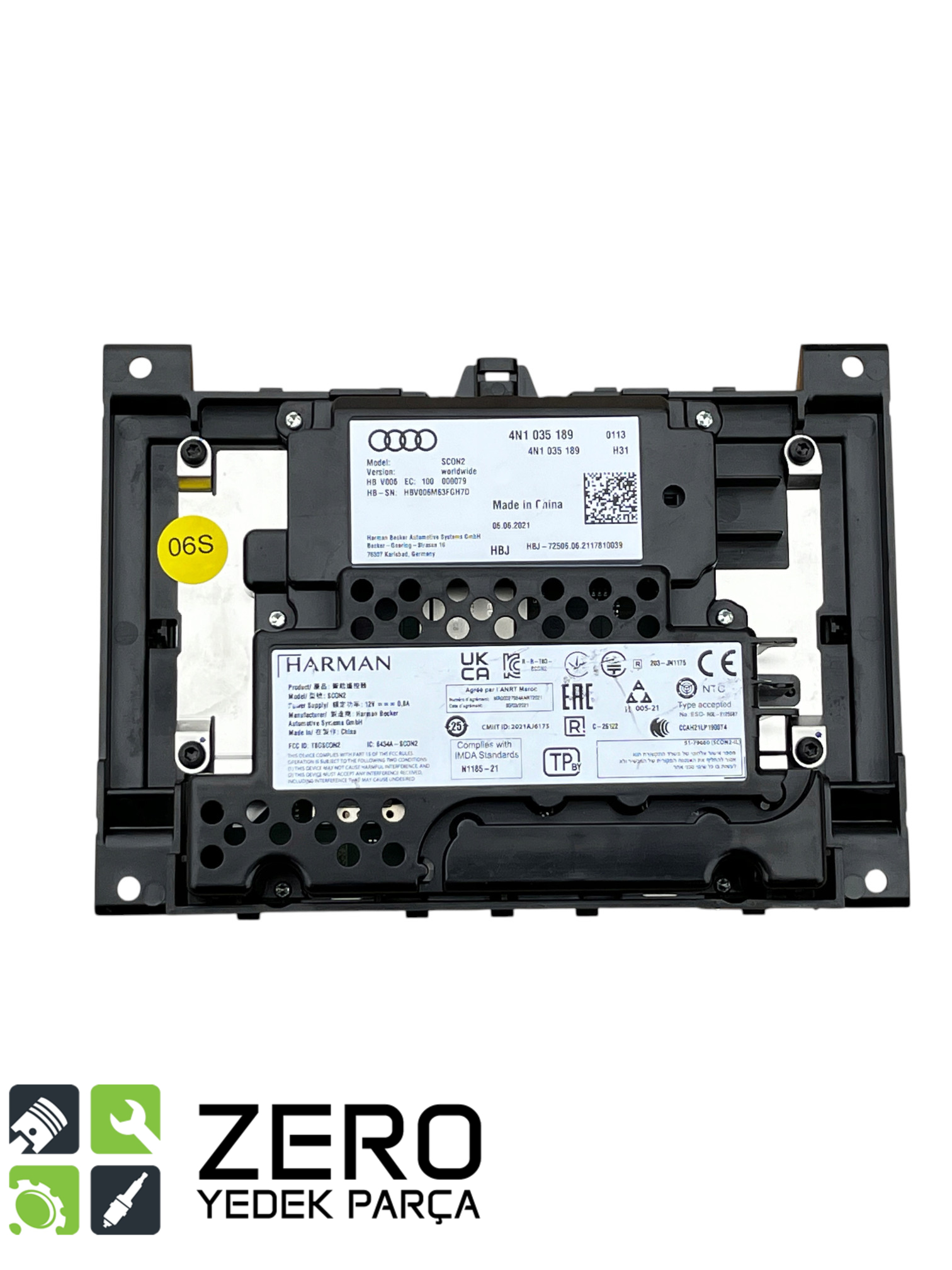 4N1035189 MMI Control Kumanda Ekran Modülü Audi A8 6