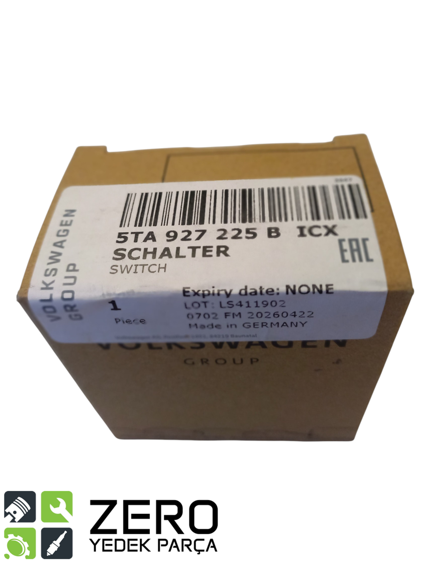 5TA927225BICX Elektronik El Fren Tuşu VW Touran 6
