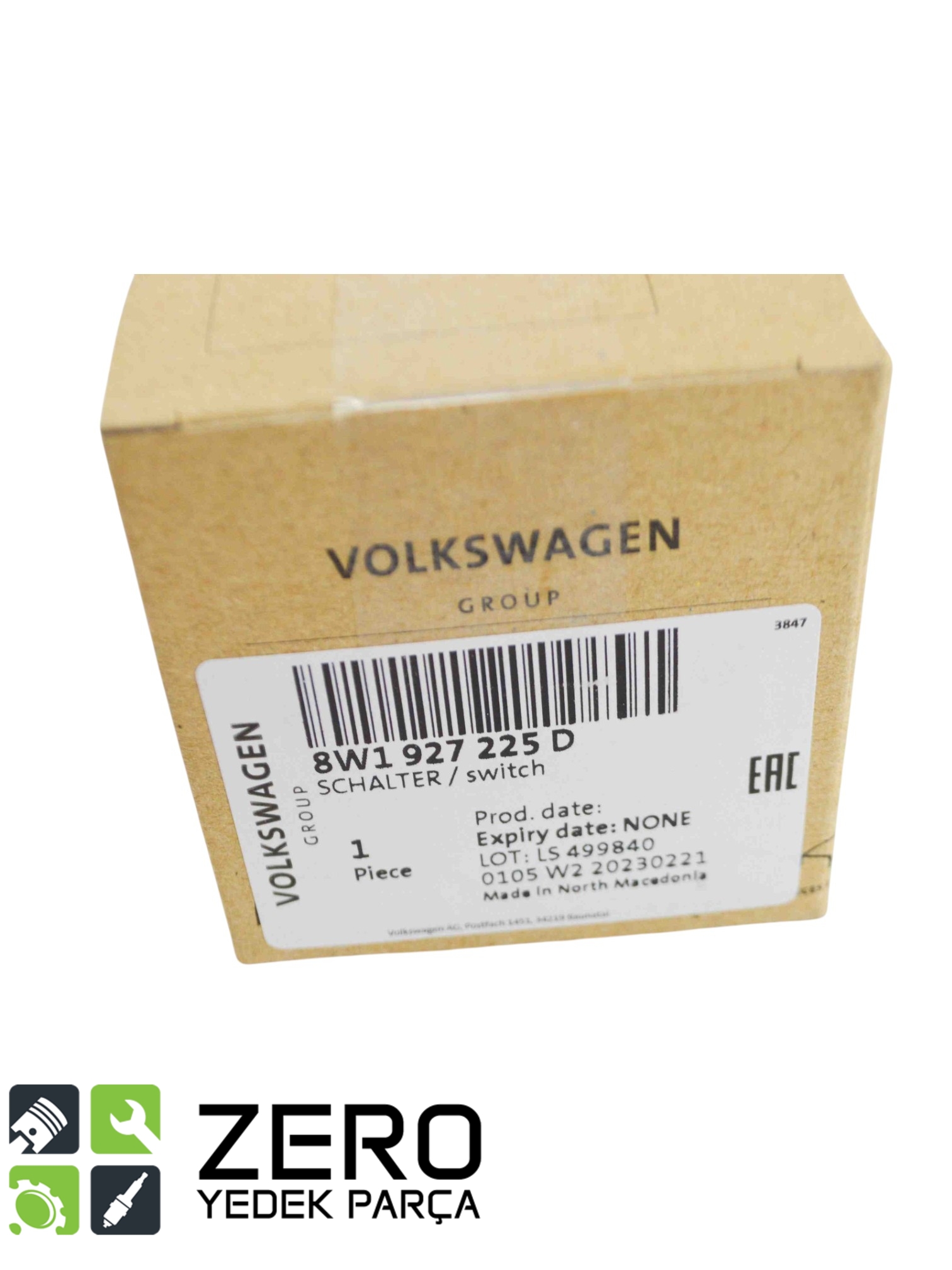 8W1927225D Audi A4 A5 Elektrikli El Fren Tuşu 6