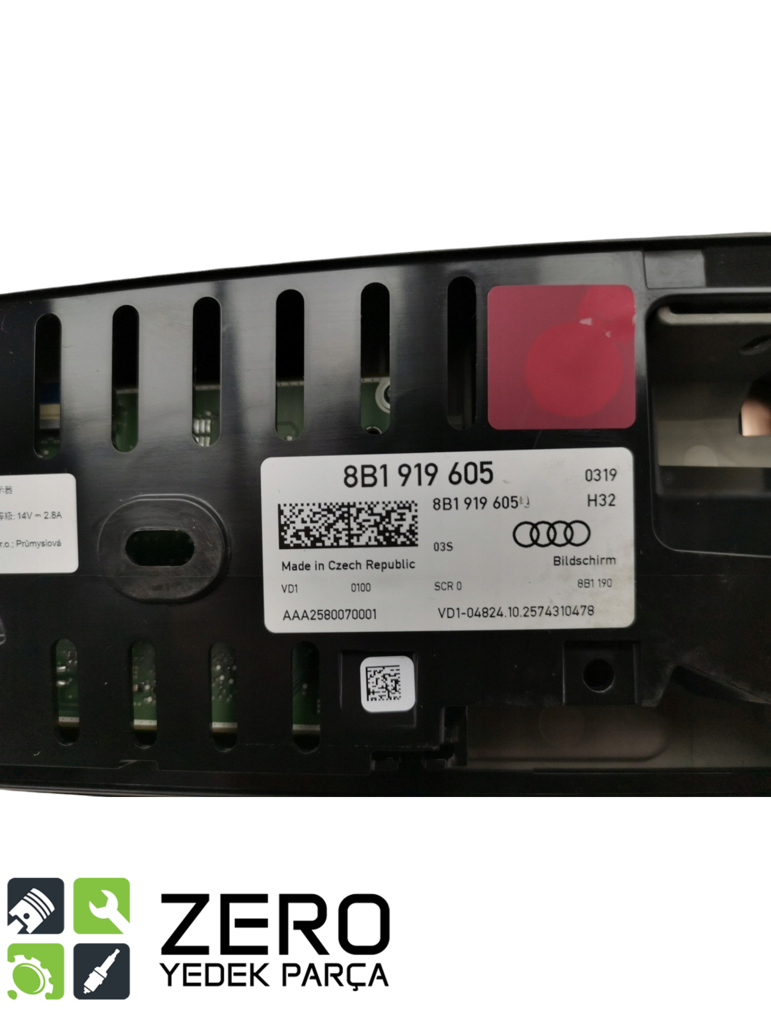 8B1919605A MMI Multimedya ve Navigasyon Ekranı Audi A4 A5 7