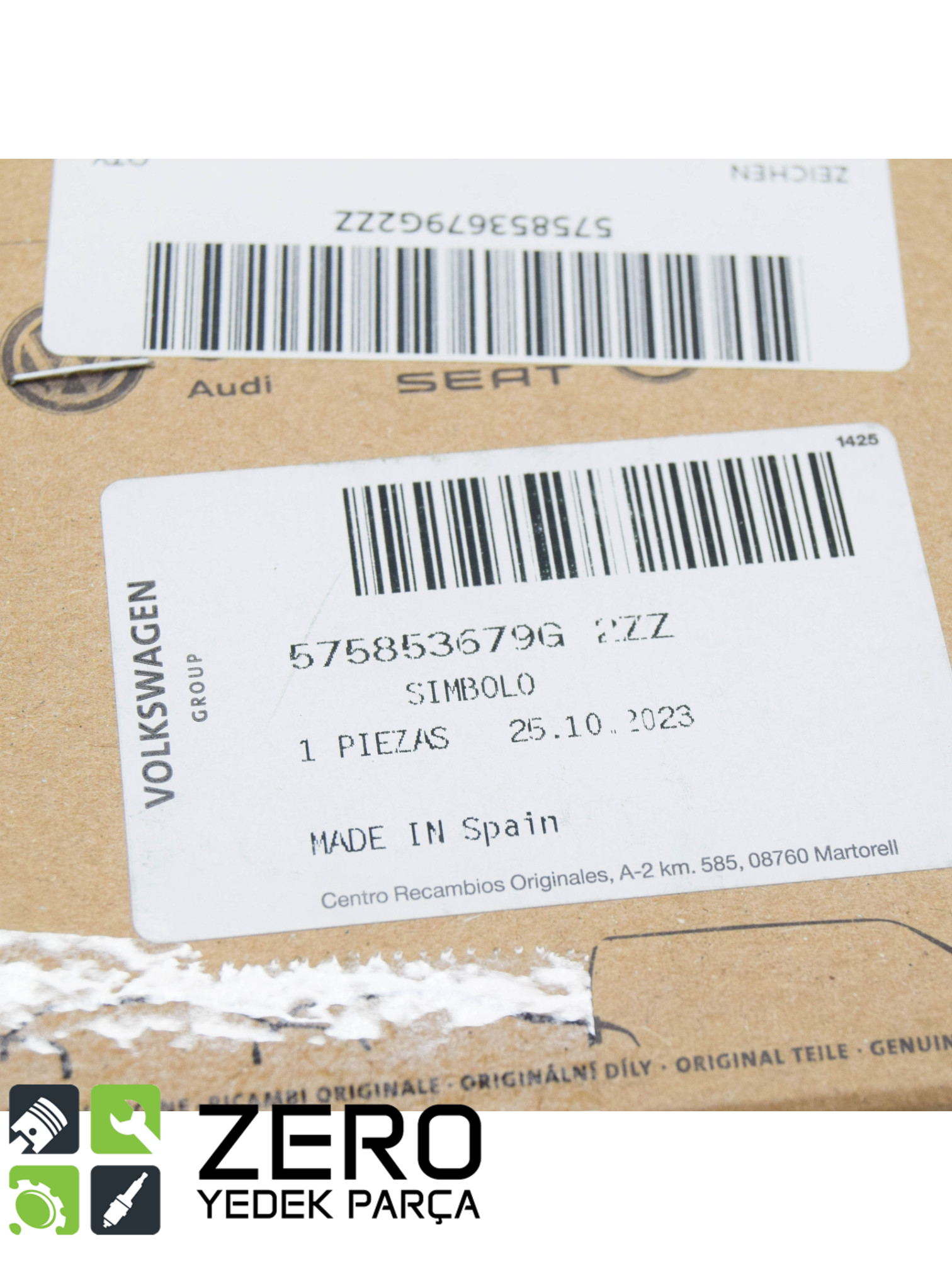 575853679G2ZZ Seat Atea Ön Panjur Logosu / Amblemi 7