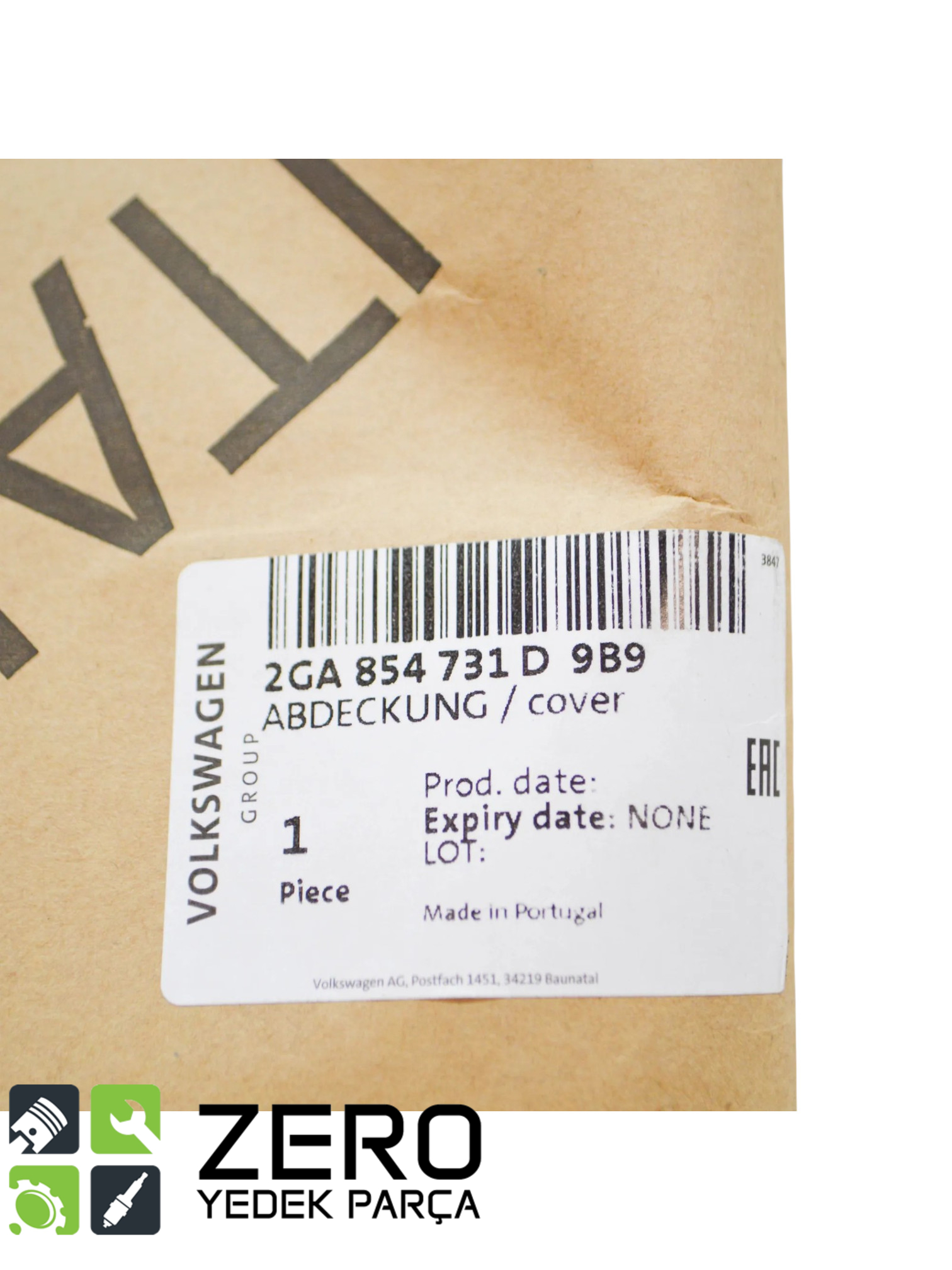 2GA854731D9B9 Sol Ön Çamurluk Dodik Kaplaması T-Roc 7