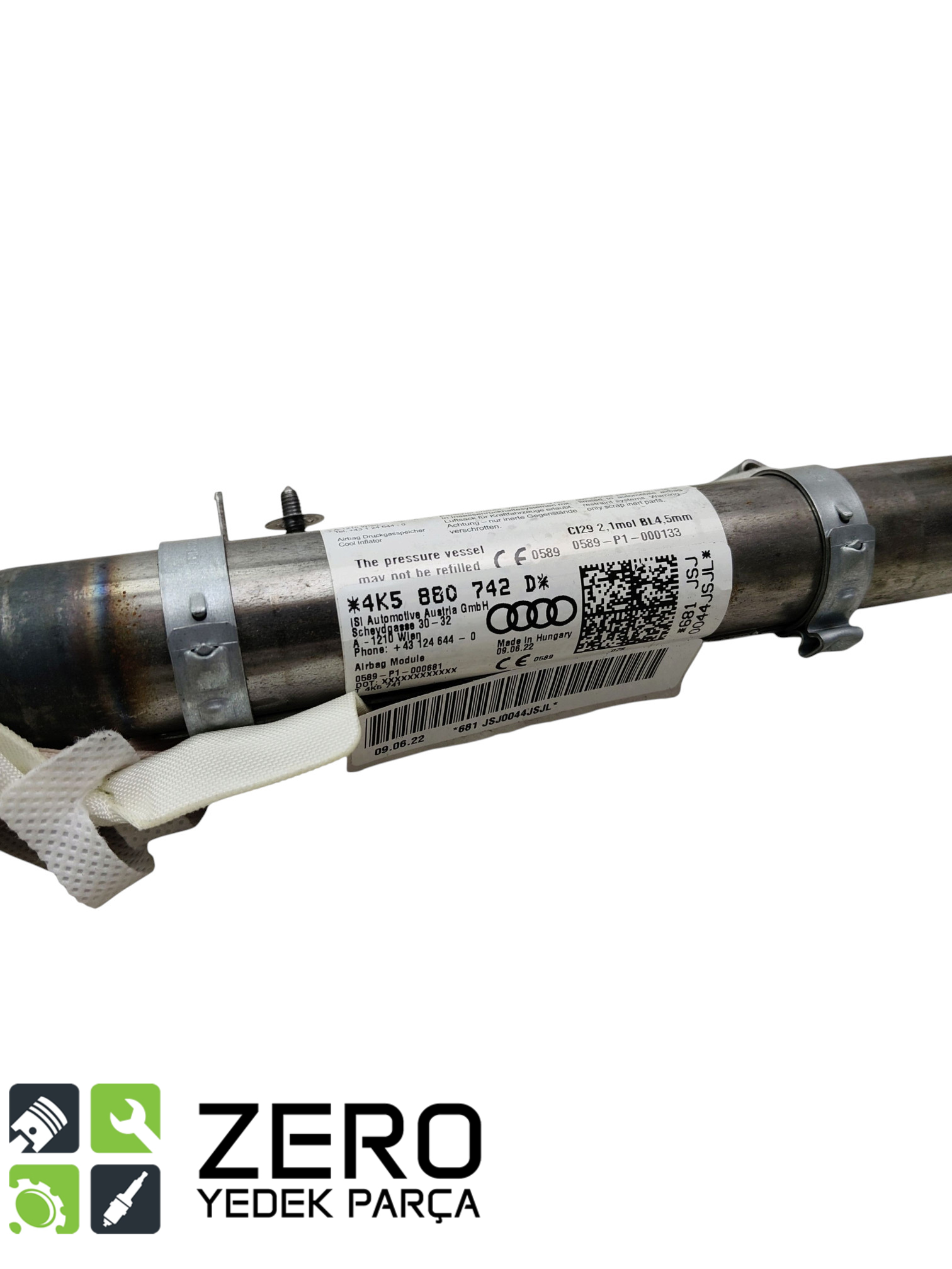 4K5880742D Sağ Taraf Tavan / Perde Hava Yastığı Audi A6 C8 3