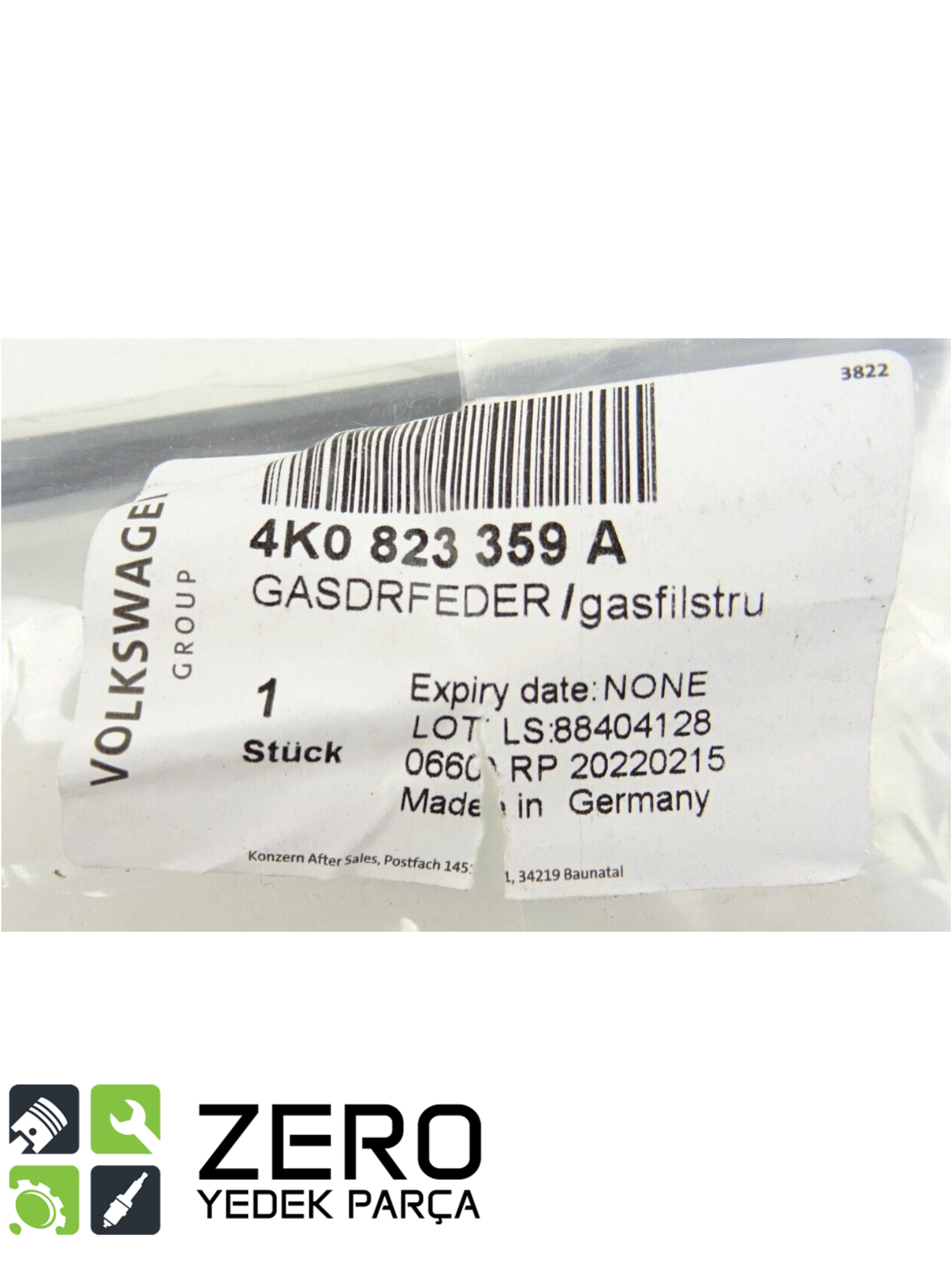 4K0823359A Motor Kaputu Amortisörü Audi A6 A7 4