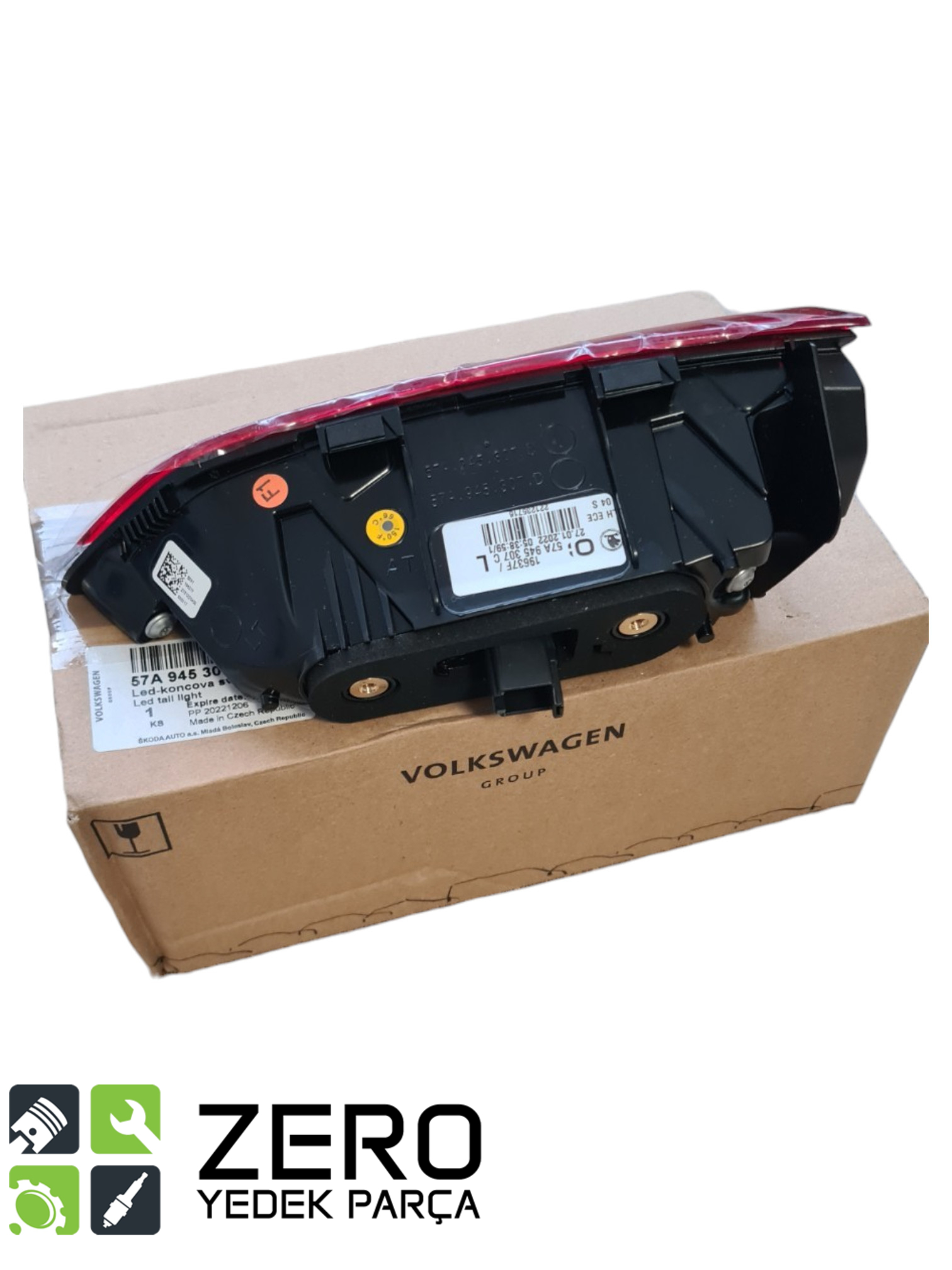 57A945307C Skoda Karoq Sol Arka İç Stop Lambası 2