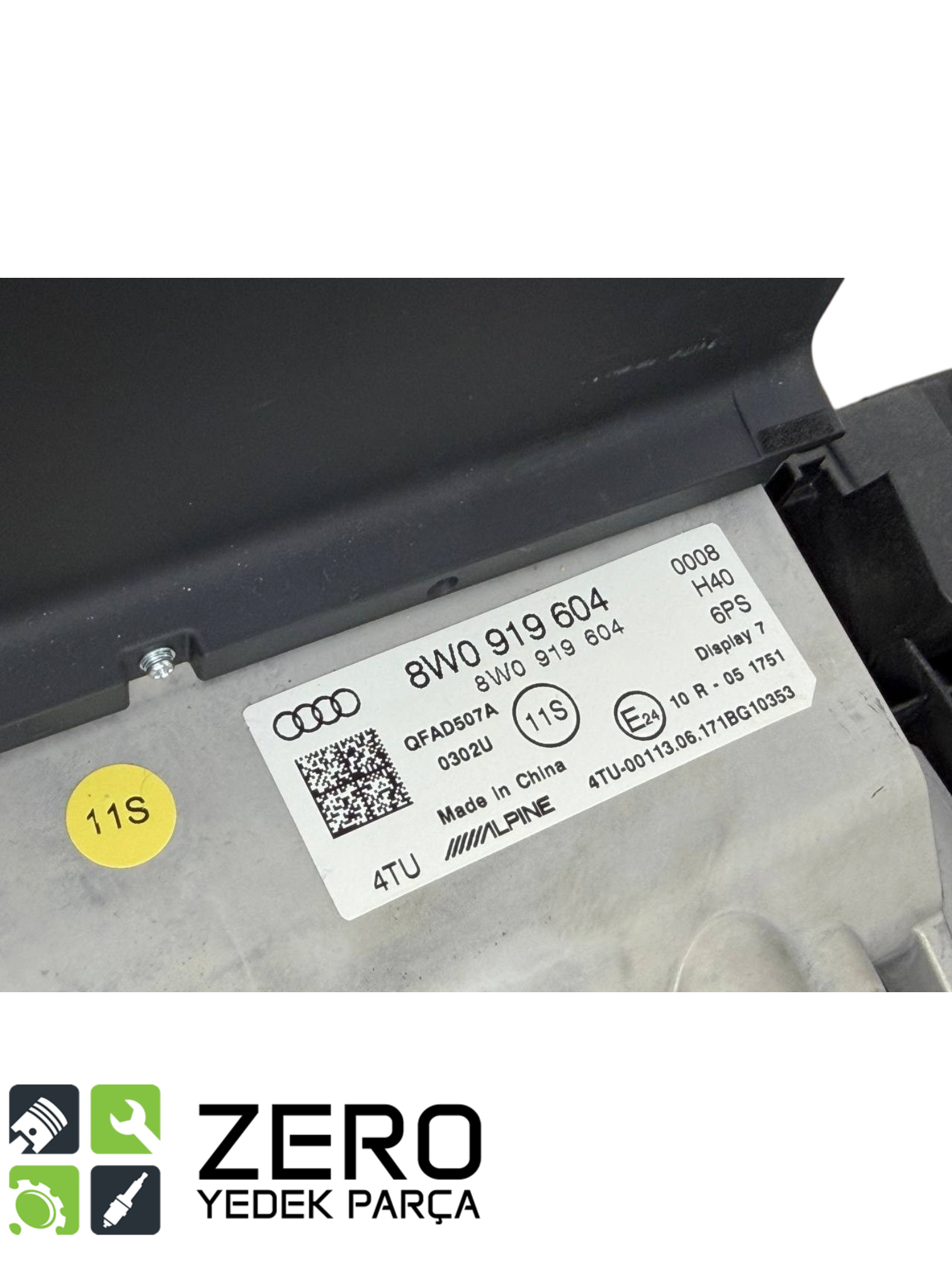 8W0919604 Audi A4 A5 MMI Ekranı / Bilgi Eğlence Ekranı 5