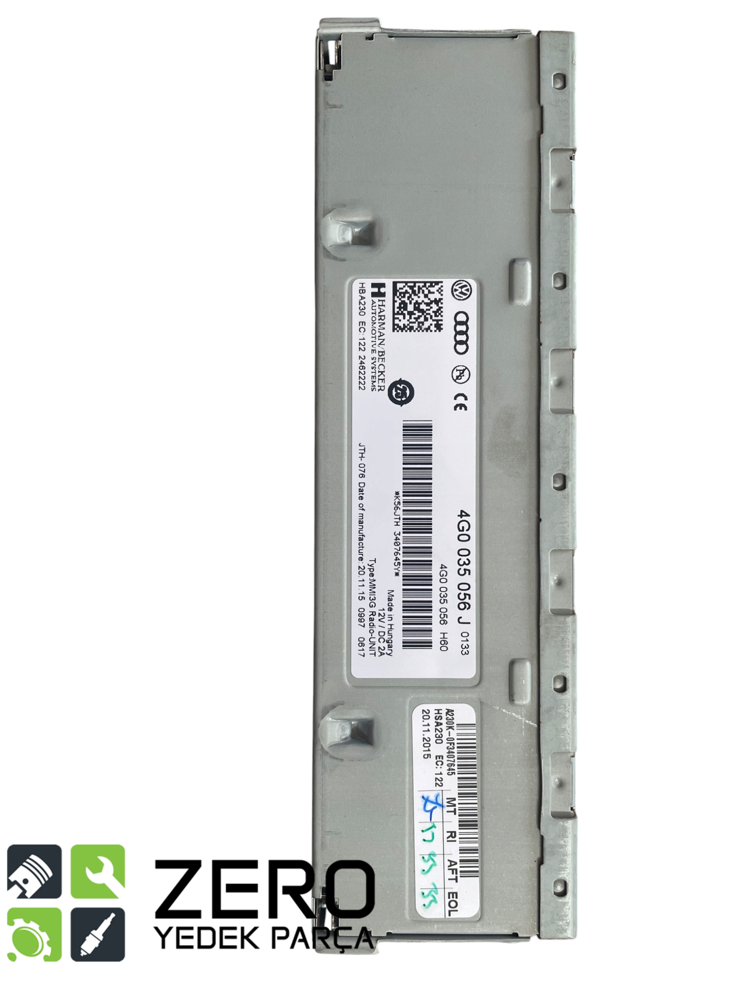 4G0035056J Radyo Beyni / MMI Amfi ve Radyo Modülü A1 A4 A5 A6 Q7 6