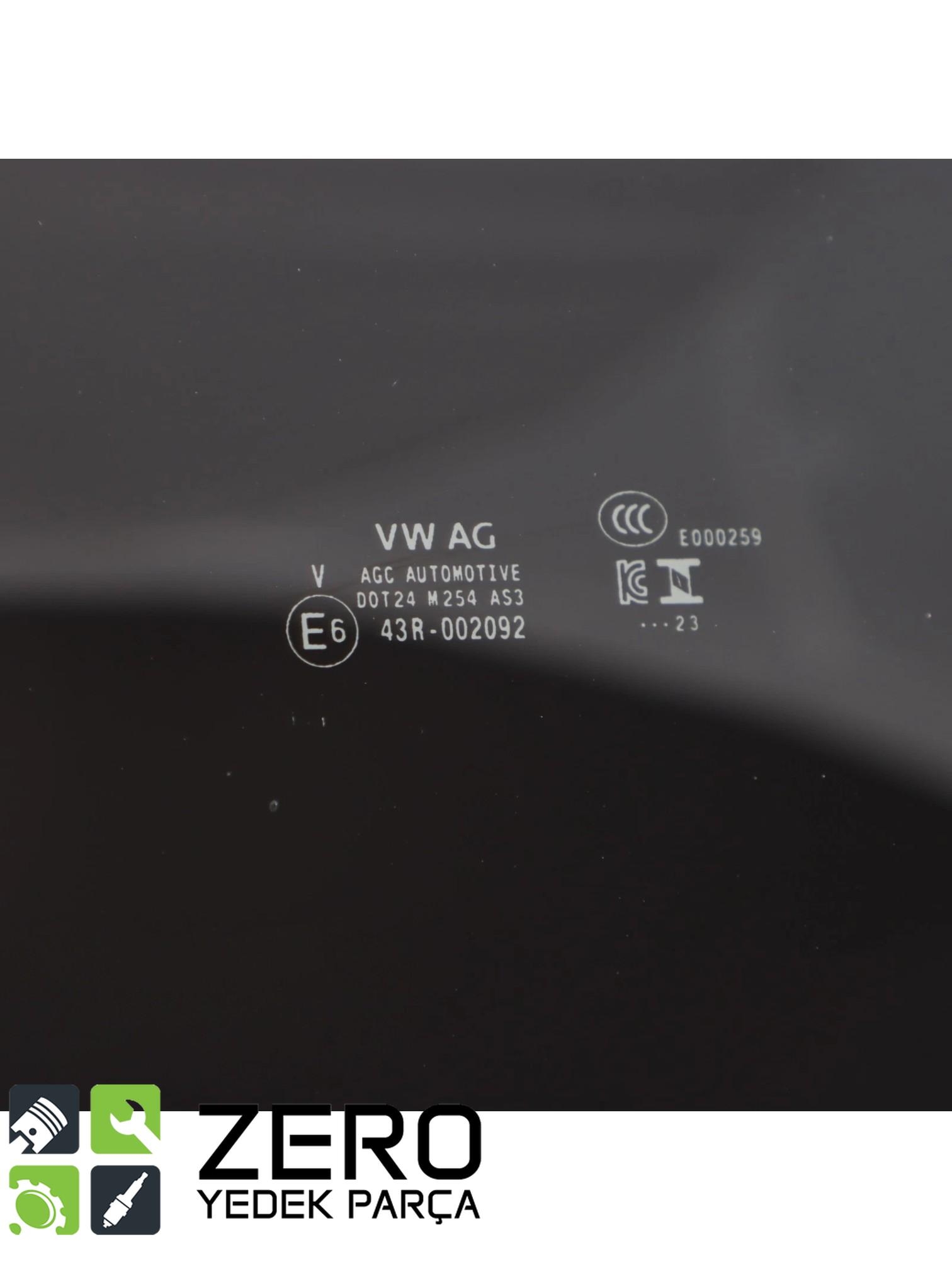 8Y4877055A Audi A3 Sunroof Camı / Panoramik Tavan Ön Cam Paneli 6