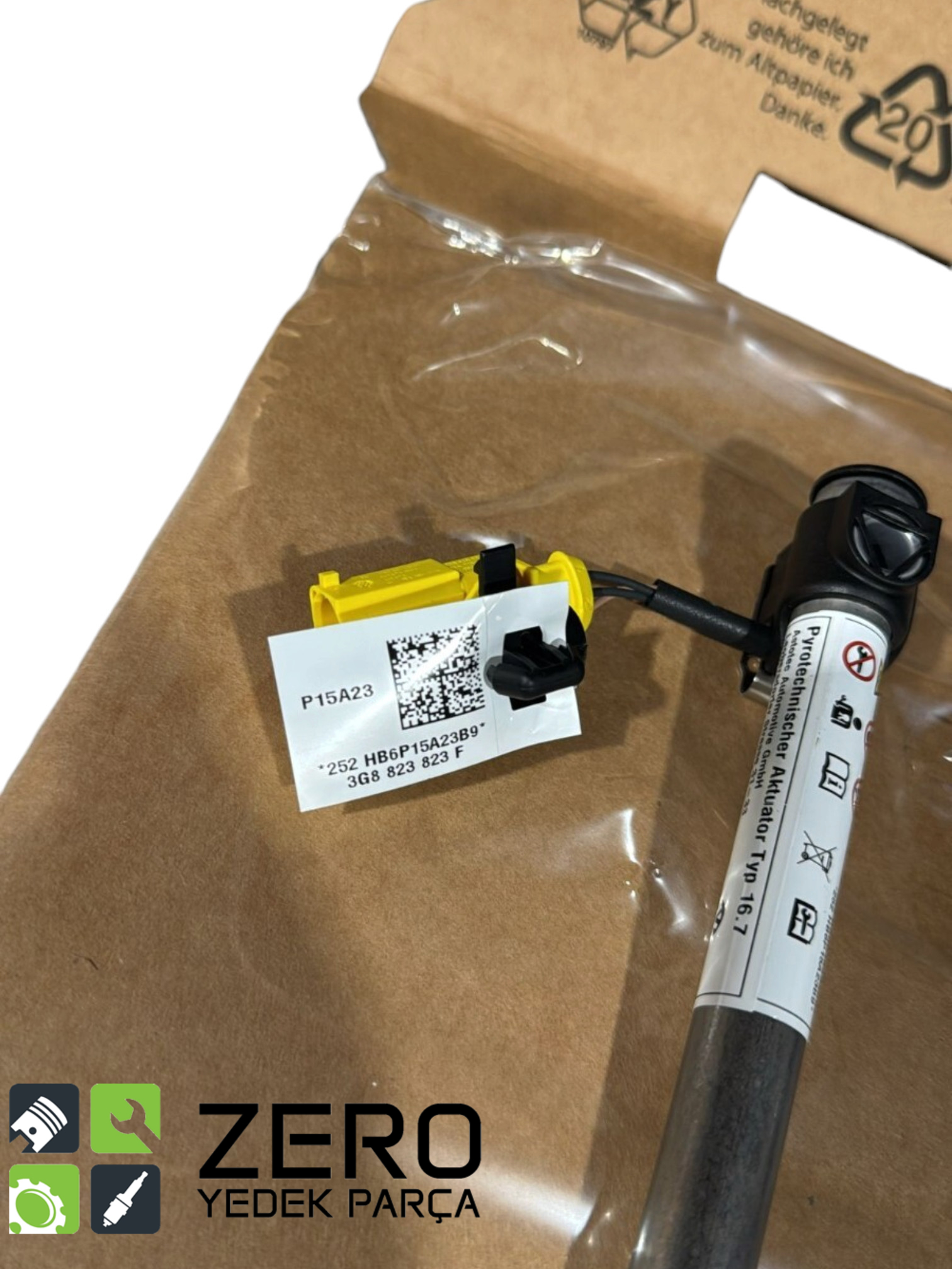3G8823823D Arteon Kaput Fişeği / Aktif Yaya Koruma Tetikleyicisi 2