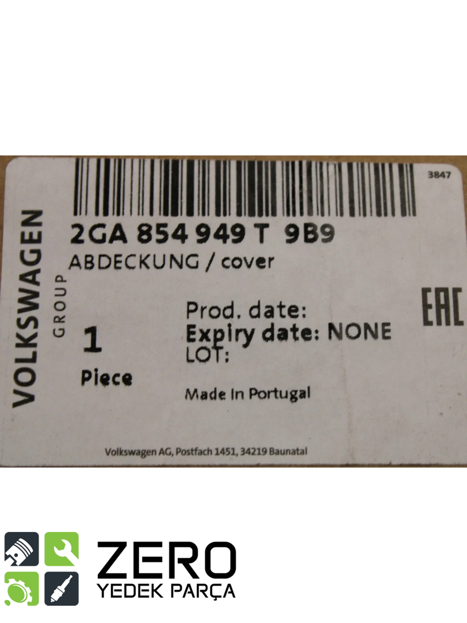 2GA854949T9B9 T-Roc Sol Arka Kapı Bandı 4