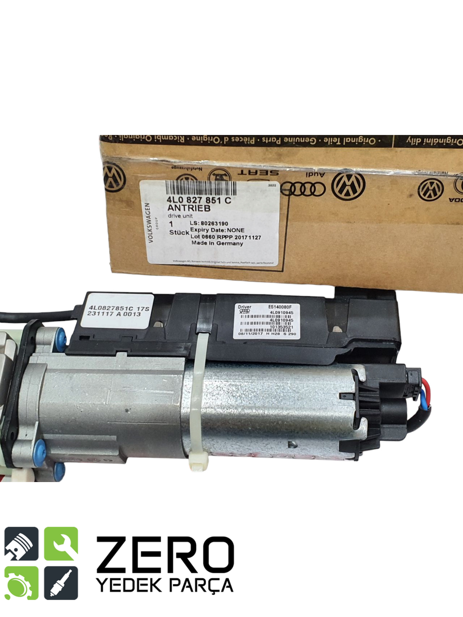 4L0827851C Sol Elektrikli Bagaj Kapağı Motoru Audi Q7 3