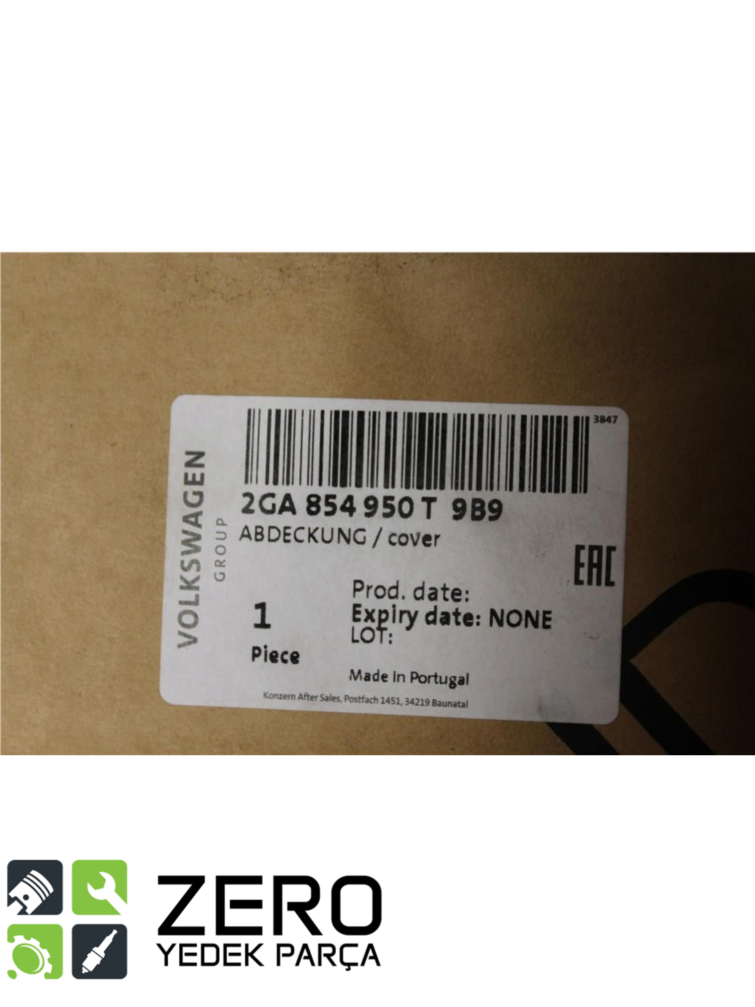 2GA854950T9B9 T-Roc Sağ Arka Kapı Bandı 4