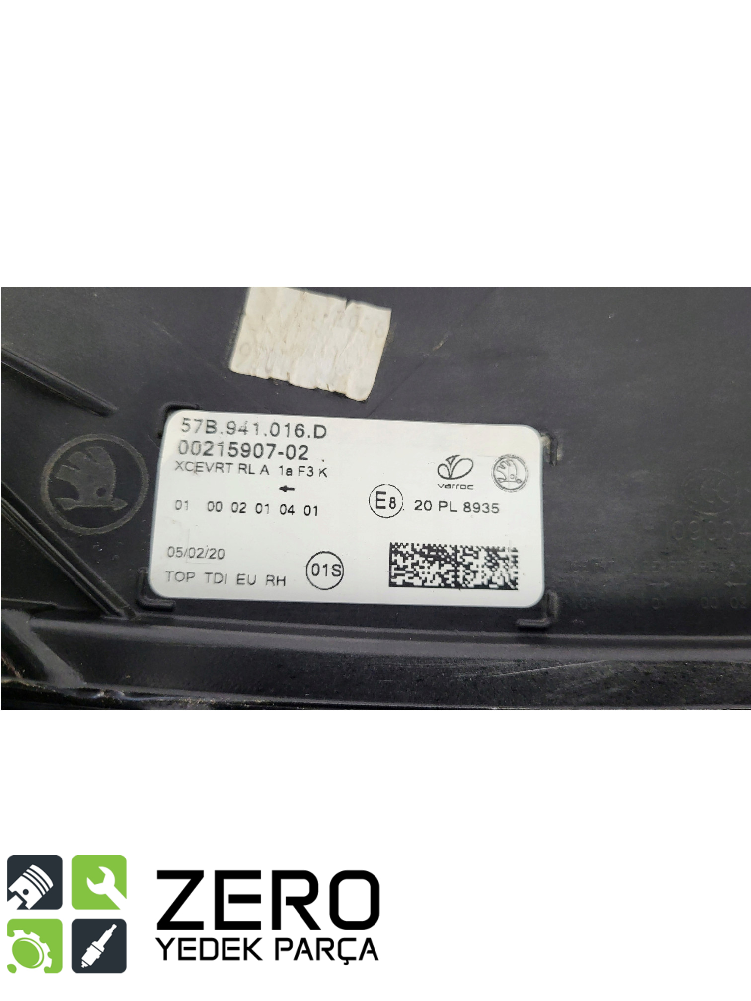 57B941016D Skoda Karoq Ön Sağ Far 5