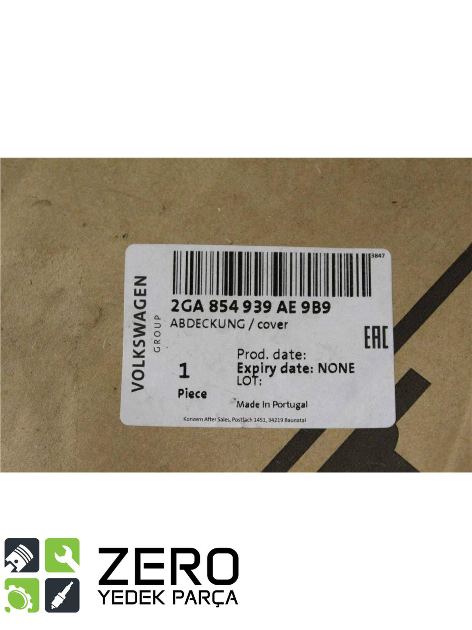 2GA854939AE9B9 T-Roc Sol Ön Kapı Bandı 6
