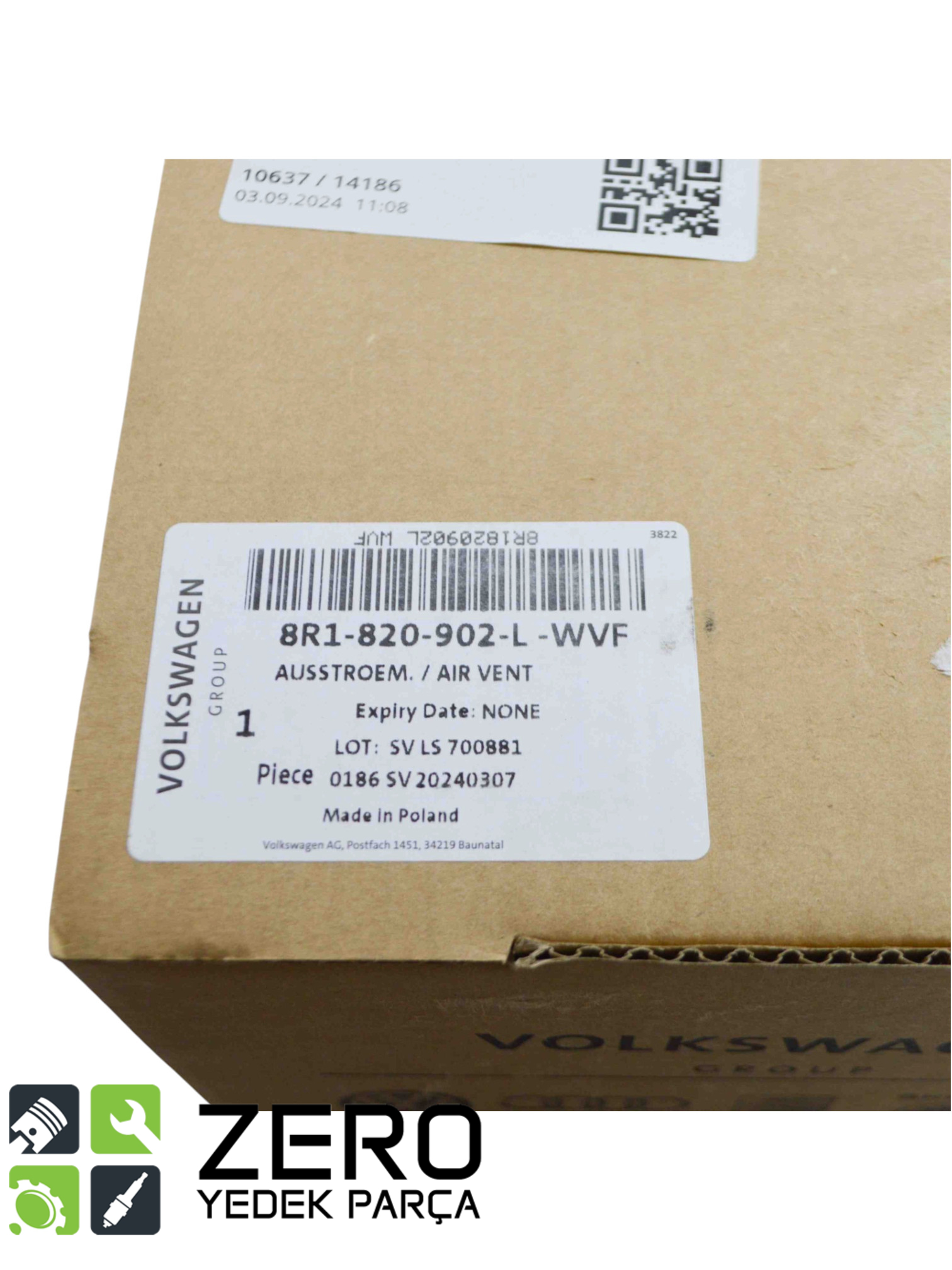 8R1820902LWVF Audi Q5 Ön Göğüs Sağ Havalandırma Izgarası 7