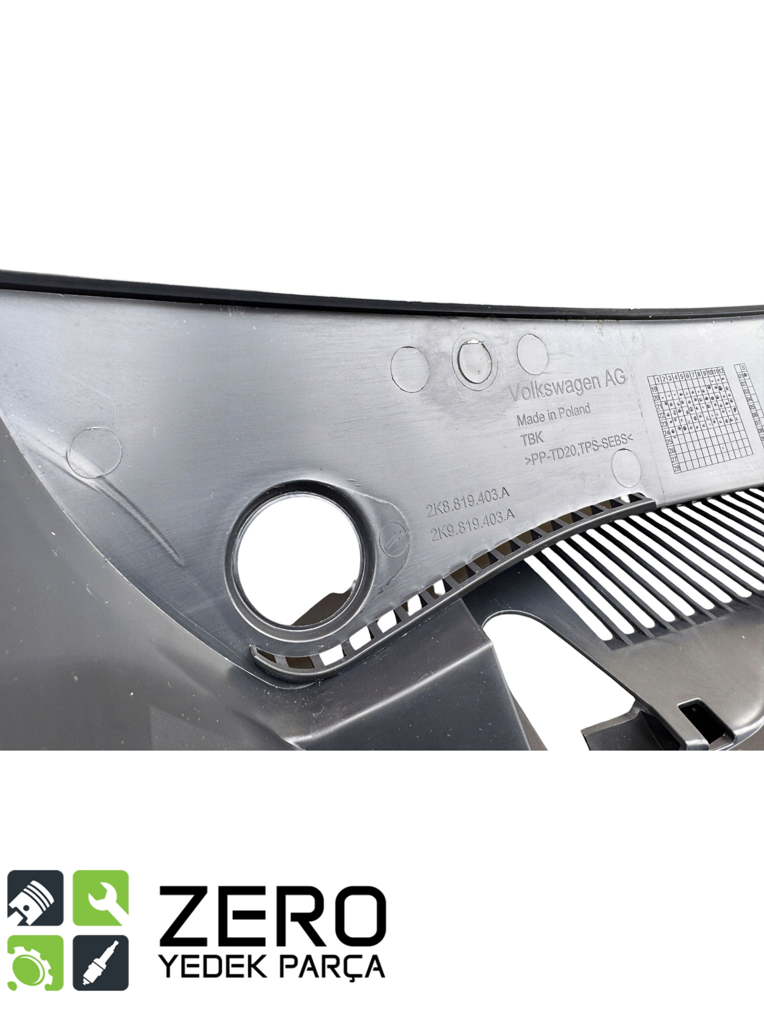 2K8819403A9B9 Caddy Su Seperatörü Ön Cam Izgarası 9