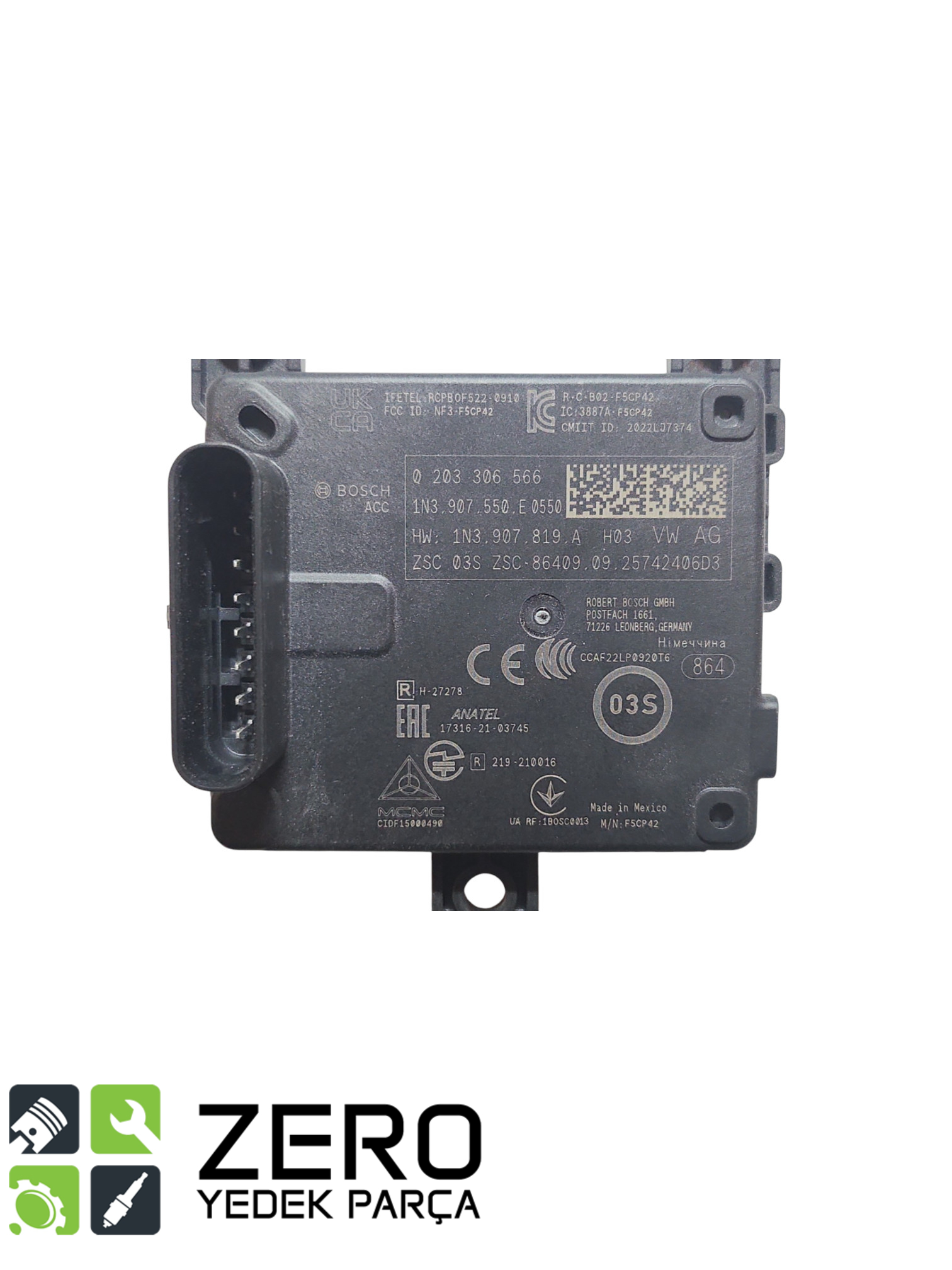 1N3907550E Radar Beyni Golf Passat A3 Leon 3