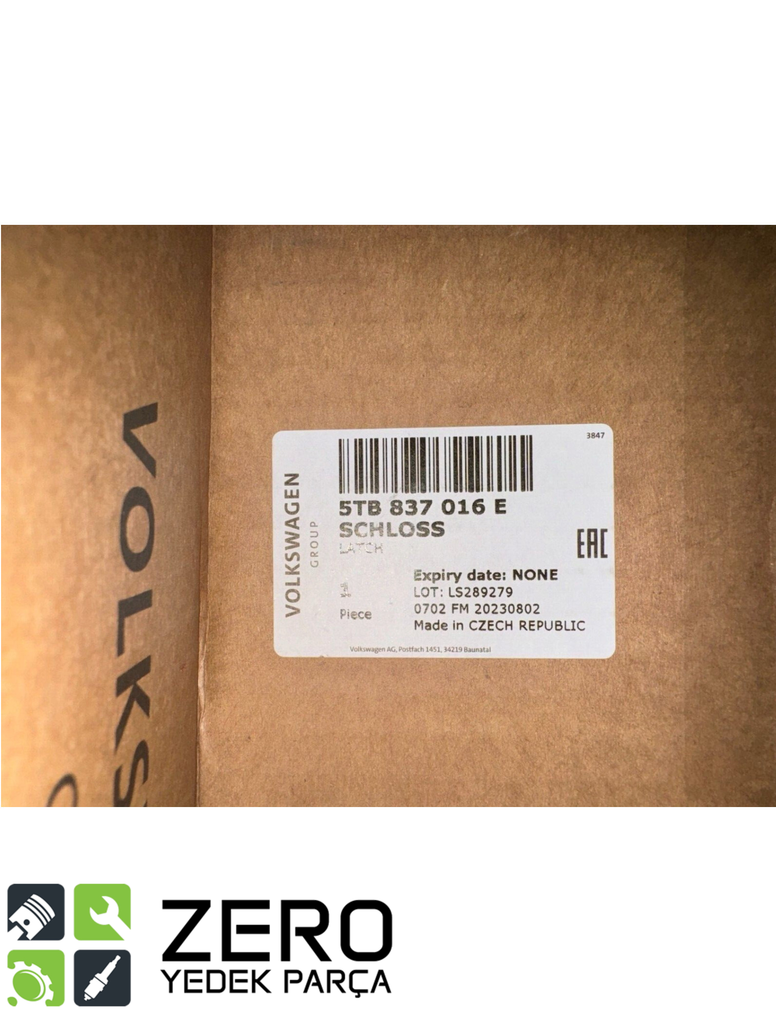 5TB837016E Ön Sağ Kapı Kilidi Golf Passat A3 Leon 4