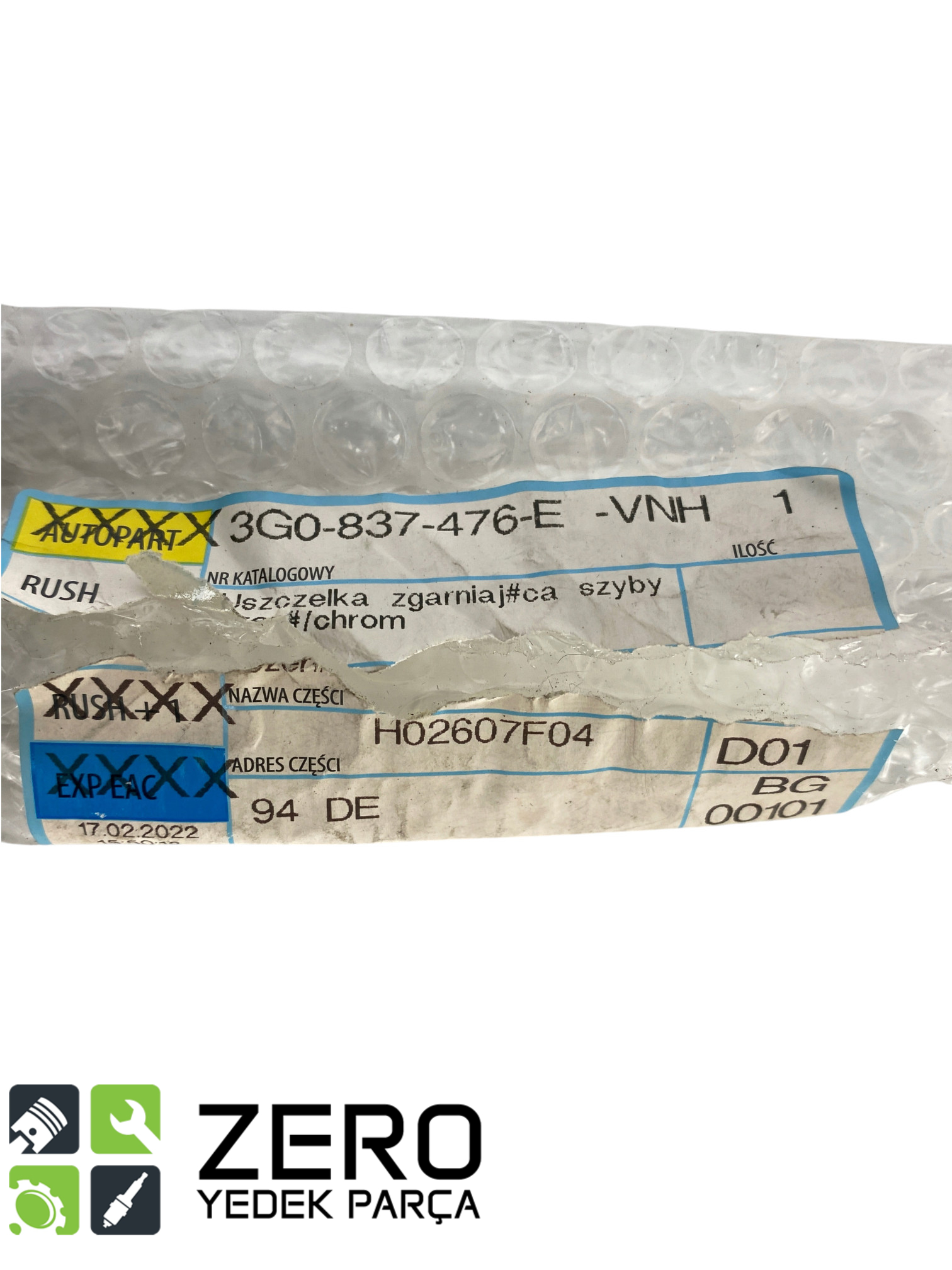 3G0837476EVNH VW Passat B8 / 8.5 Sağ Ön Kapı Fitili Kromlu 9